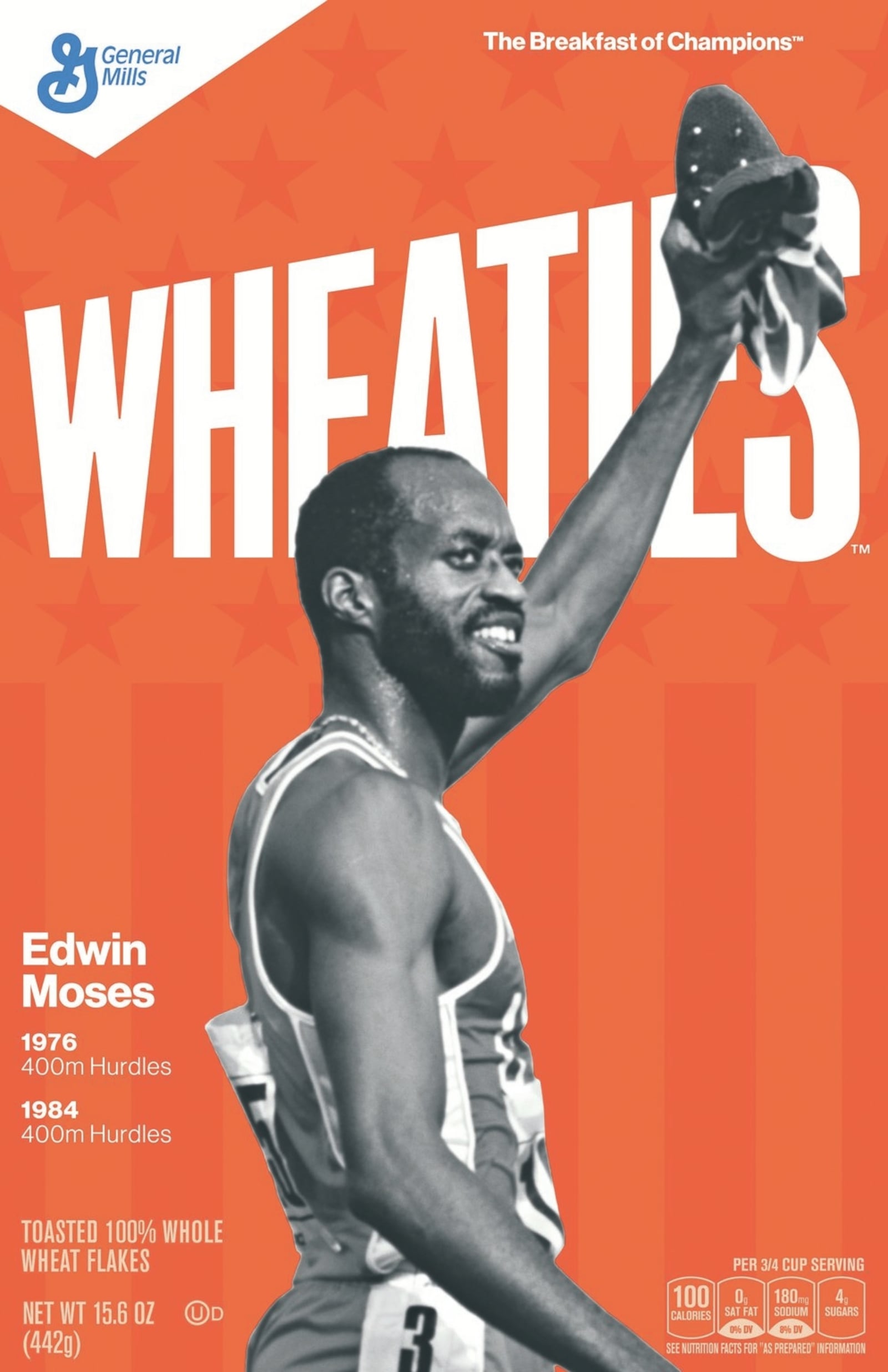 Edwin Moses on the Wheaties box CONTRIBUTED PHOTO