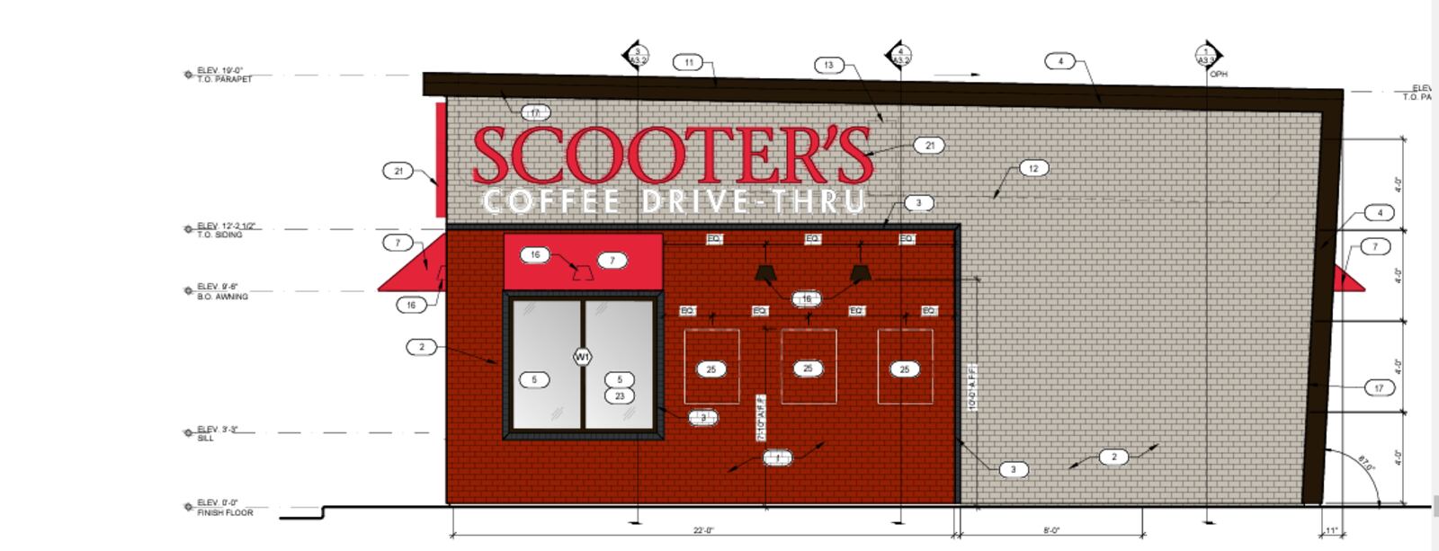 The Lebanon Planning Commission approved the site plan for the construction of a Scooter's Coffee Drive-Thru on West Main Street. CONTRIBUTED/CITY OF LEBANON