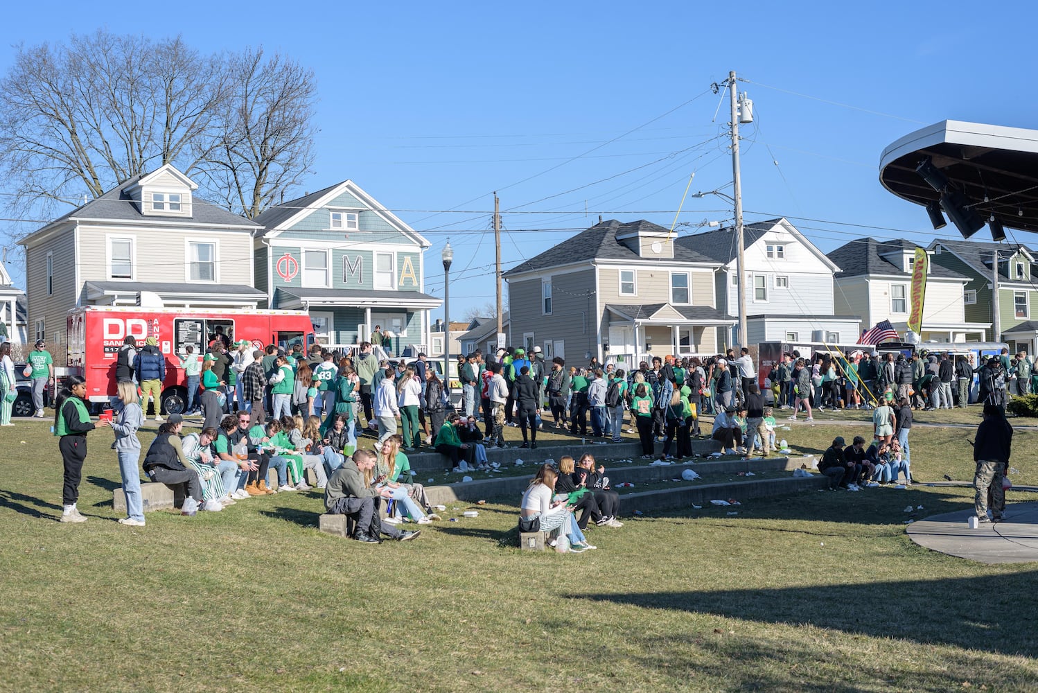 PHOTOS: Early St. Patrick's Day celebration on UD campus