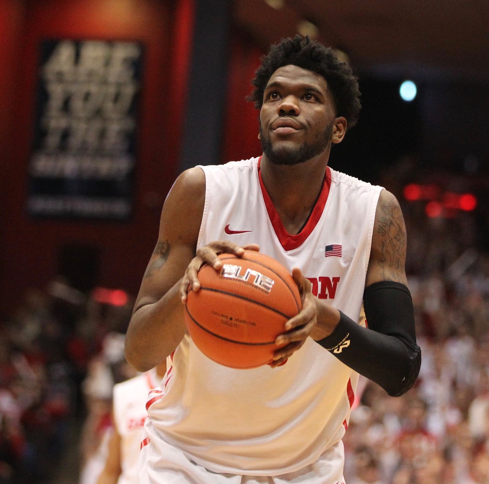 Never-before-seen photos of late Dayton Flyers center Steve McElvene in action during his last game at UD Arena against VCU on March 5, 2016.