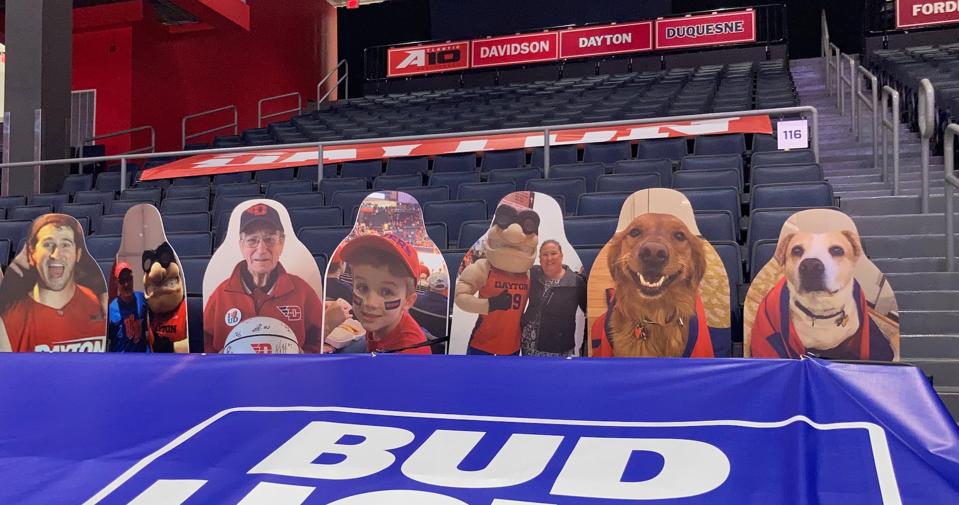 Photos: Dayton Flyers fan cutouts at UD Arena