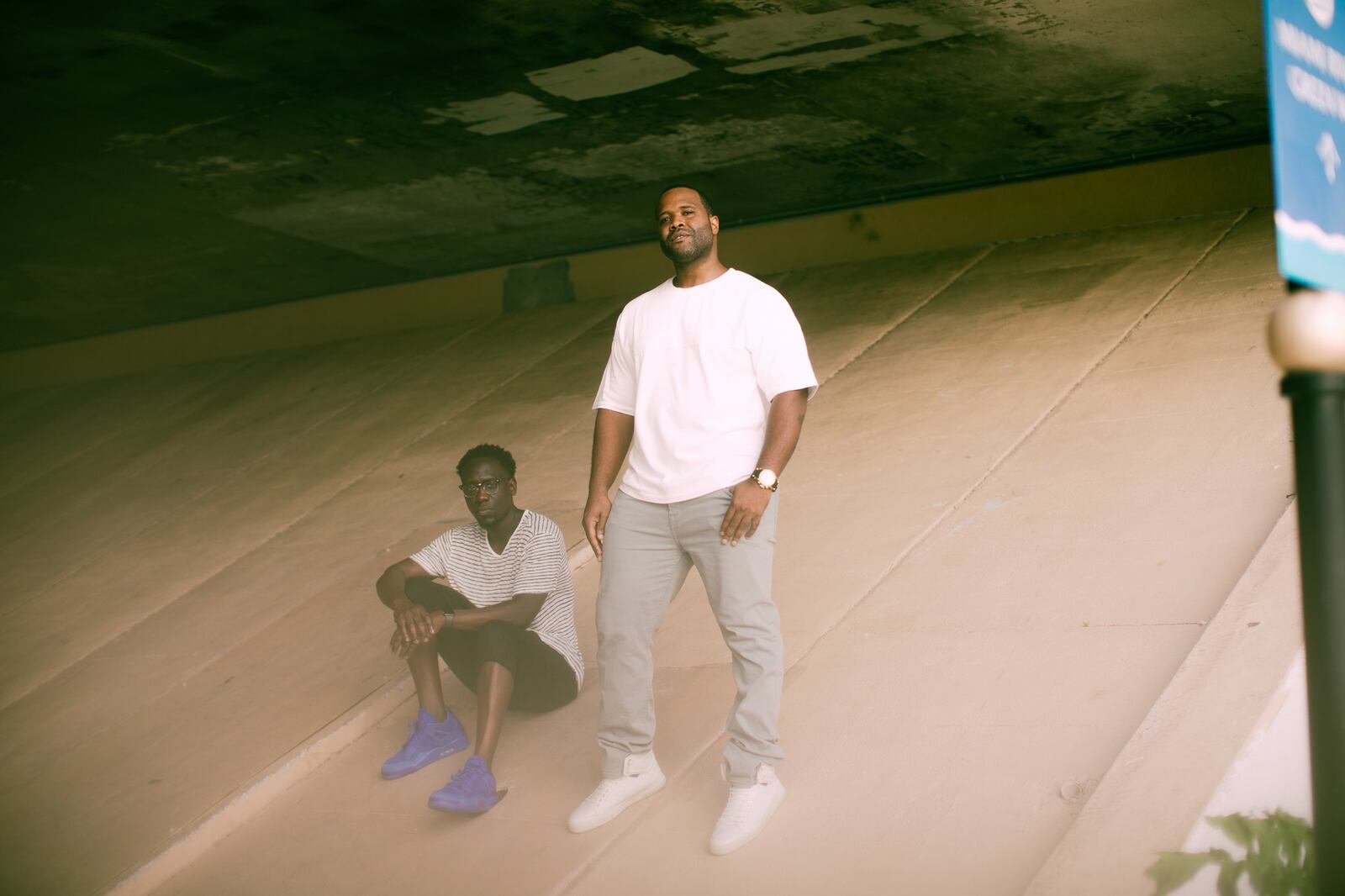 Kevin Kev Marcus Sylvester (right) and Wil B Baptiste of Black Violin, performing at the Schuster Center in Dayton on Tuesday, Nov. 5, is self-releasing their fourth album, Take the Stairs, on Friday, Nov. 1. CONTRIBUTED