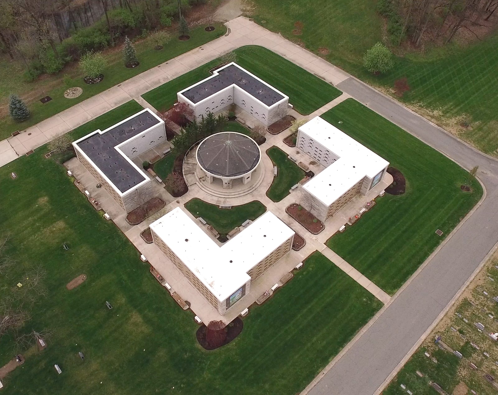 Stations of the Cross Mausoleum at Calvary Cemetery.  TY GREENLEES / STAFF