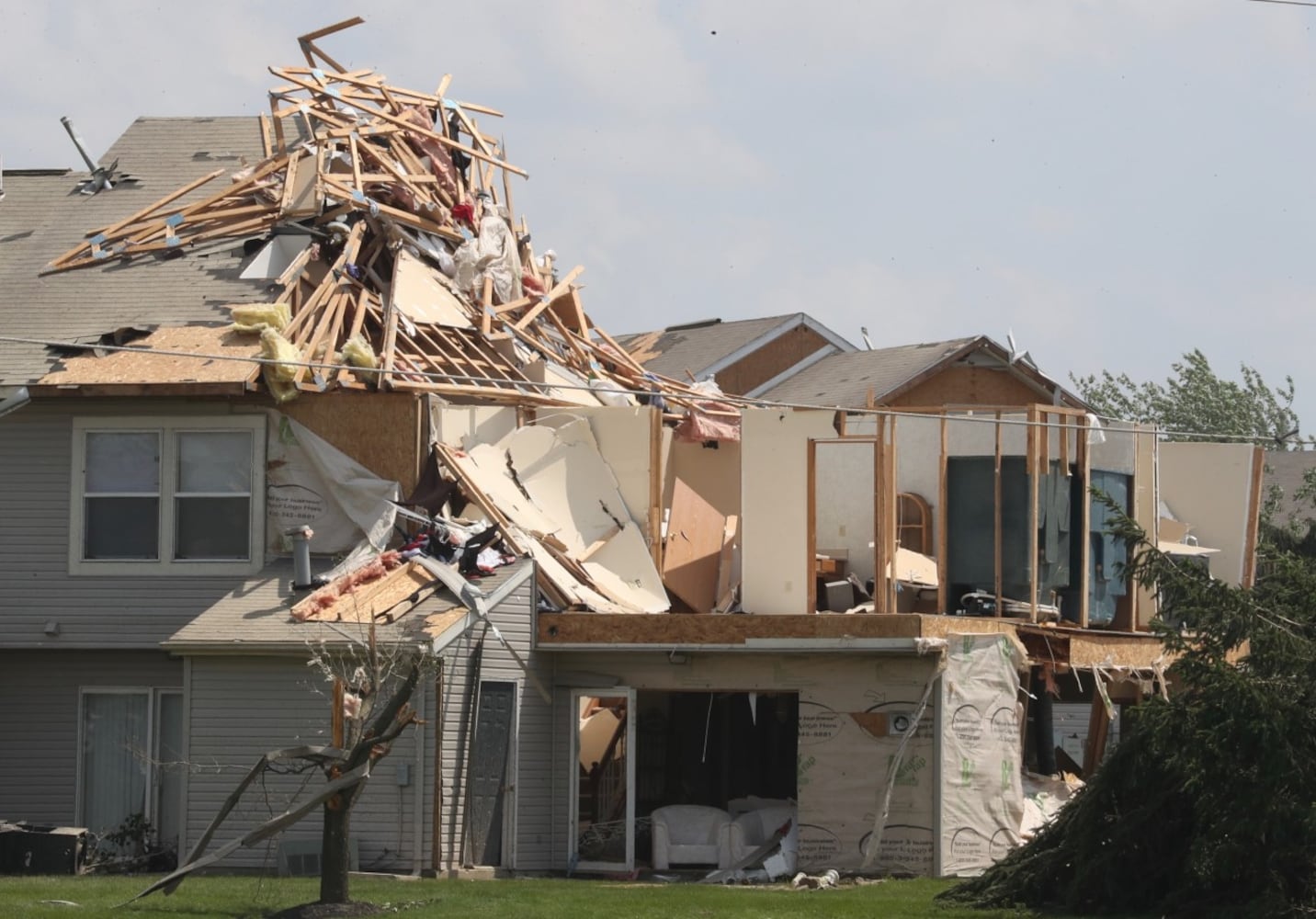 PHOTOS: Daylight reveals widespread damage from Monday storms