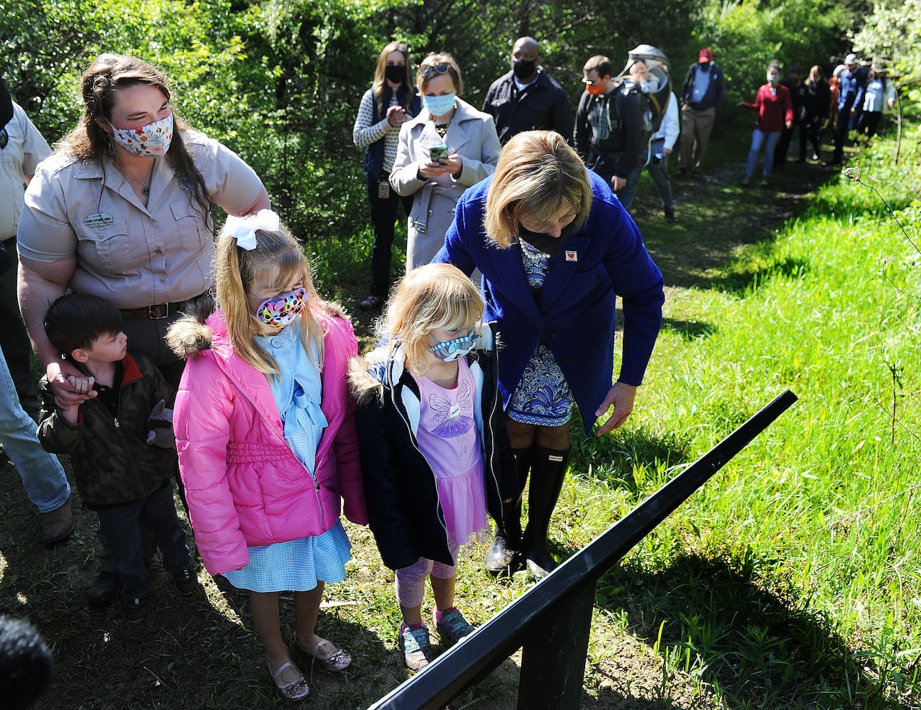 Storybrook Trail ribbon cutting