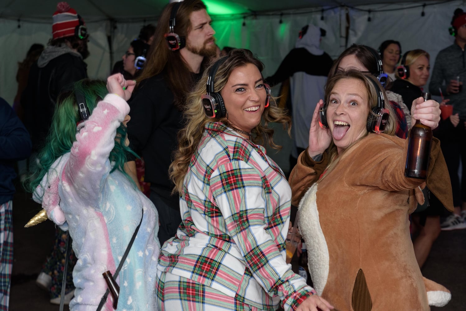 PHOTOS: Did we spot you at Dayton’s Silent Disco Pajama Party at Yellow Cab Tavern?