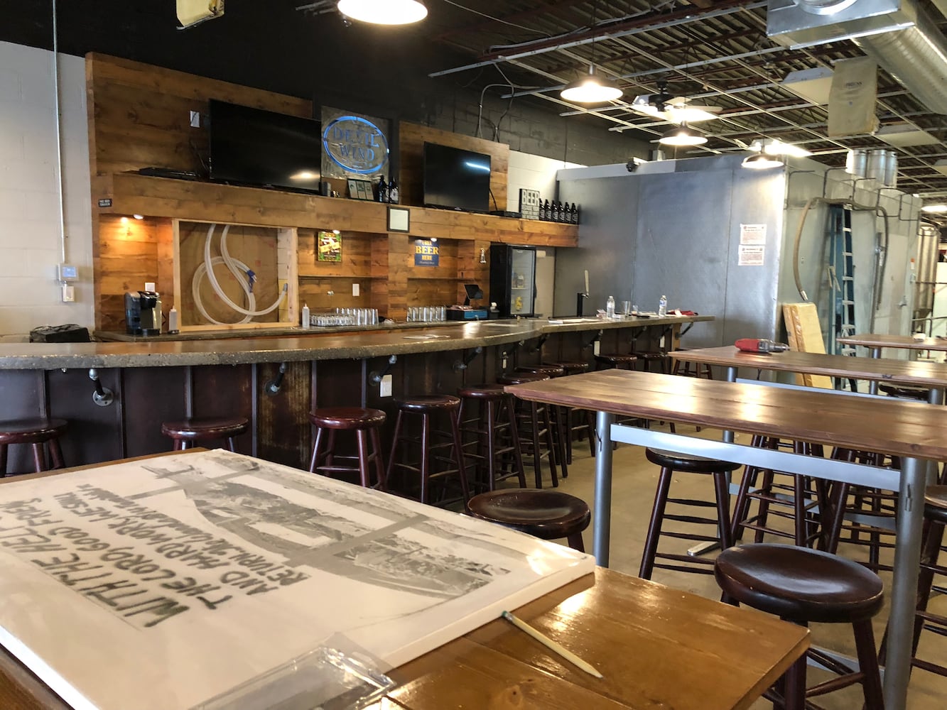 SNEAK PEEK: Take a look inside Devil Wind, the area’s newest brewery