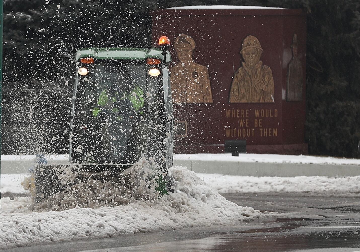 PHOTOS: First heavy snowfall of the season hits the Miami Valley