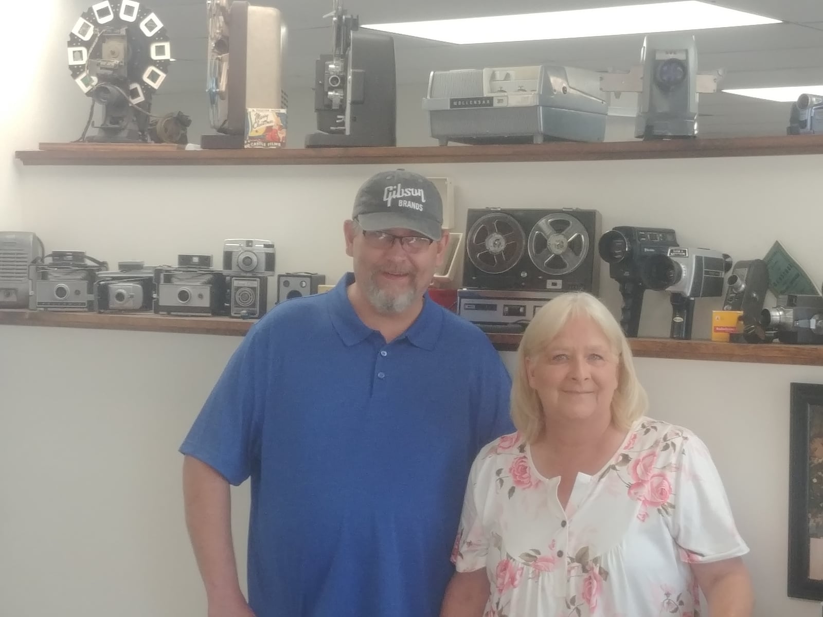 Cheryl and Robert Curtis have been in business for 19 years and now serve customers around the world.  A corner of their shop is a "museum" display. CONTRIBUTED