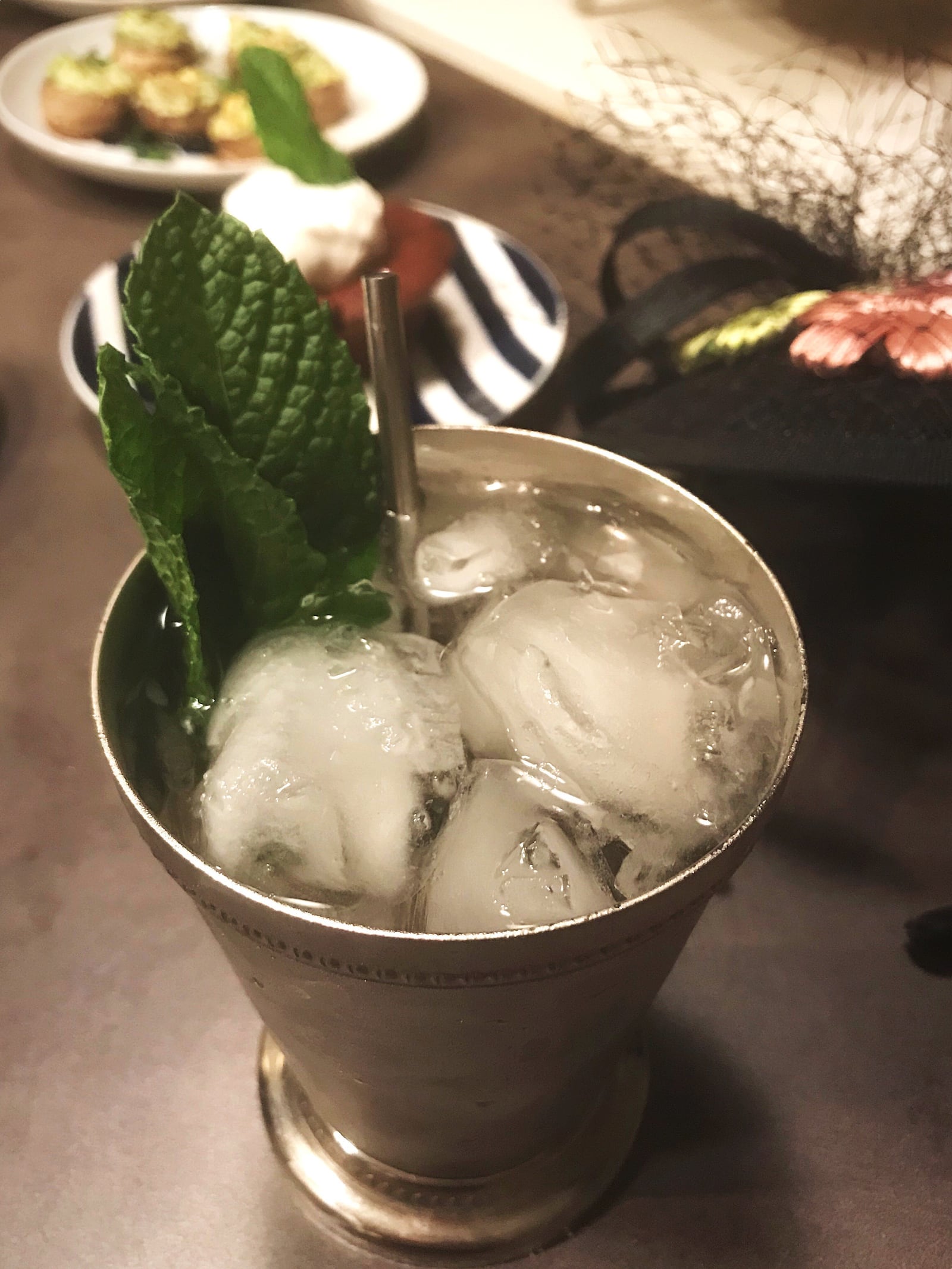 The signature drink of The Kentucky Derby is the Mint Julep. The Mint Julep is an extremely strong bourbon drink, with minimal ingredients. CONTRIBUTED PHOTO / TESS VELLA-COLLETTE