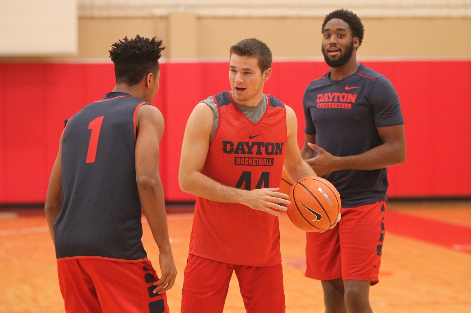 Photos: Dayton Flyers working out at Cronin Center