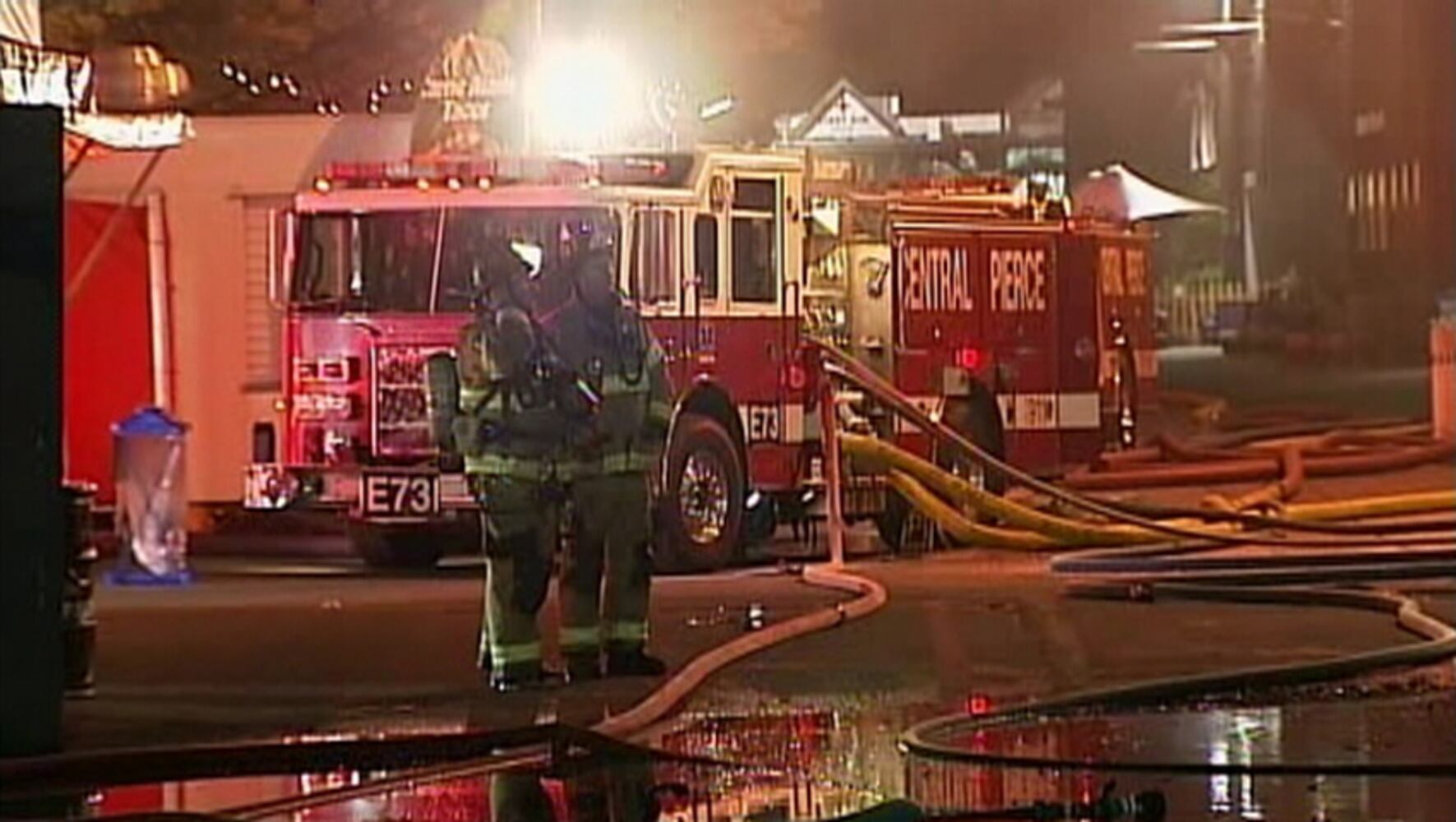 Fire at Washington State Fair Evergreen Hall