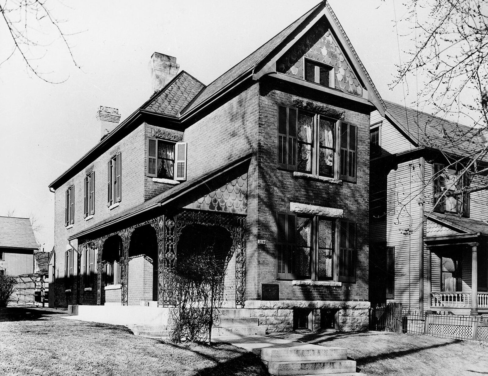 Poet Paul Laurence Dunbar and his mother, Matilda, purchased this home on Summit Street in Dayton in 1904.  In 1936 the house became the first state memorial to honor an African American. PHOTO COURTESY OF THE OHIO HISTORY CONNECTION