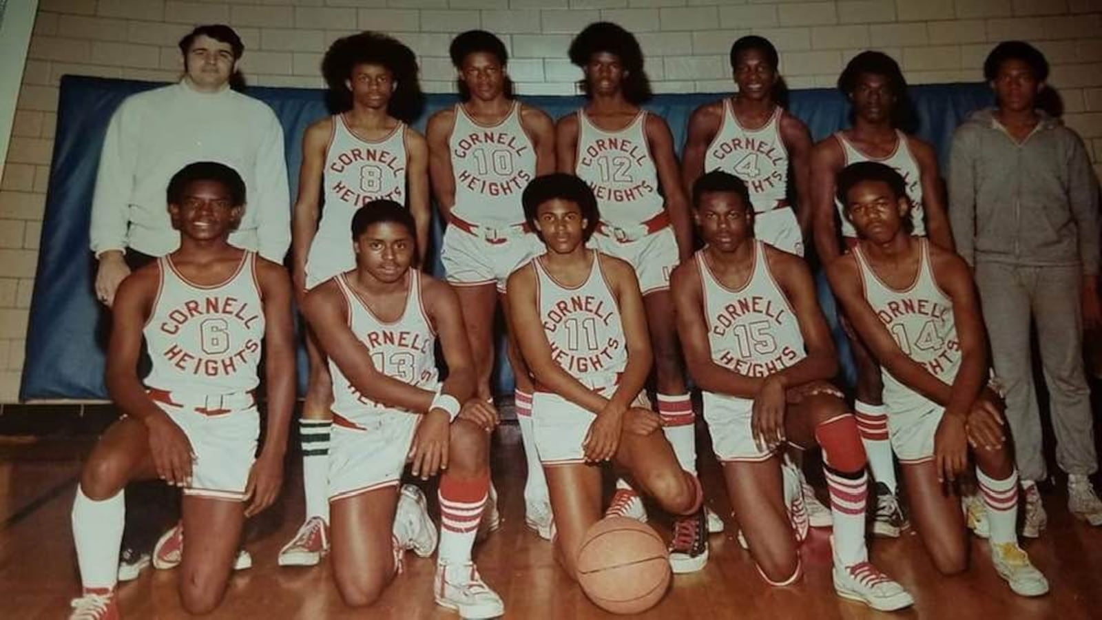 Eric Love’s Cornell Heights Elementary eighth grade team photo in 1974. Love is third from left on top row. CONTRIBUTED