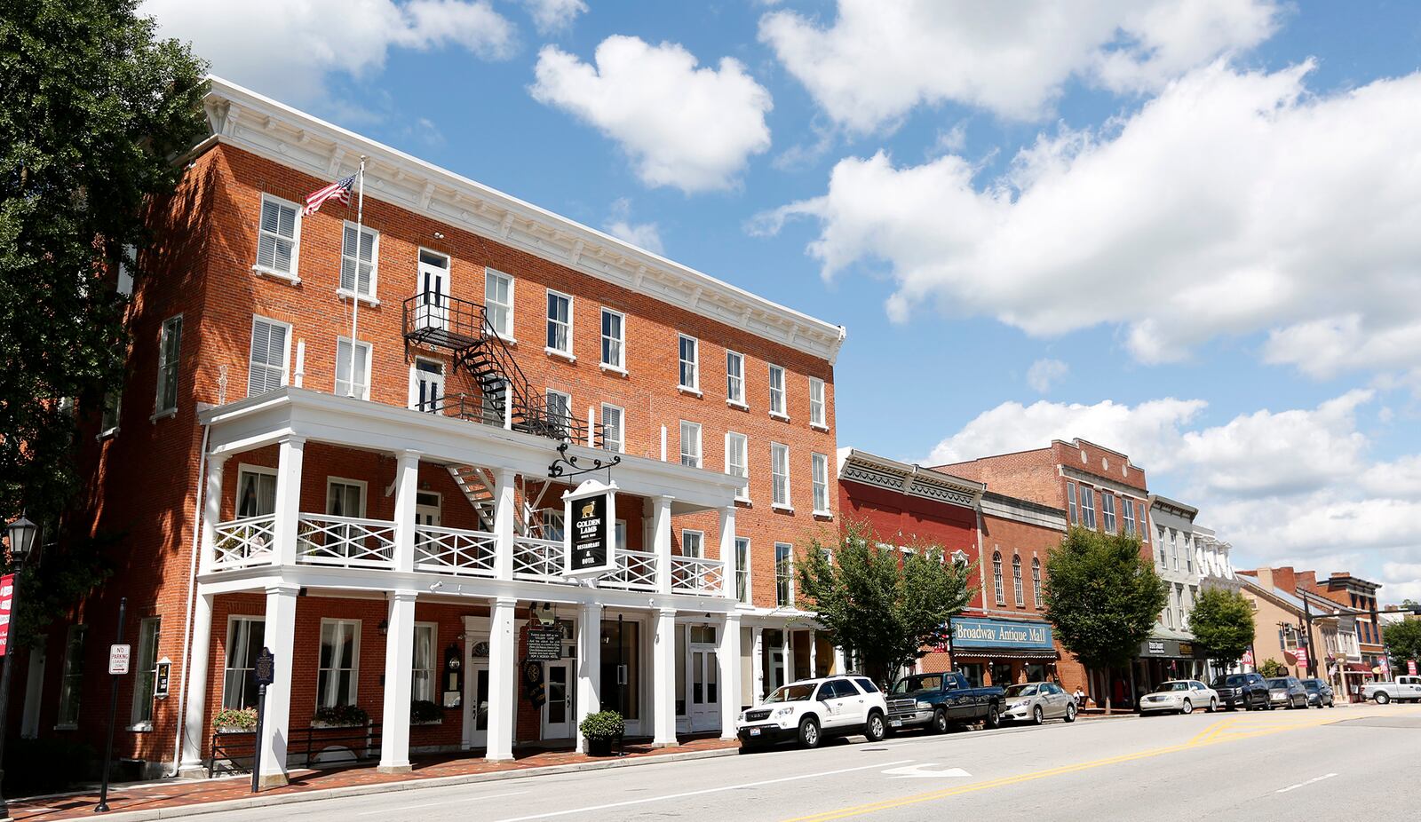 The Golden Lamb is an icon of historic downtown Lebanon. LISA POWELL / STAFF