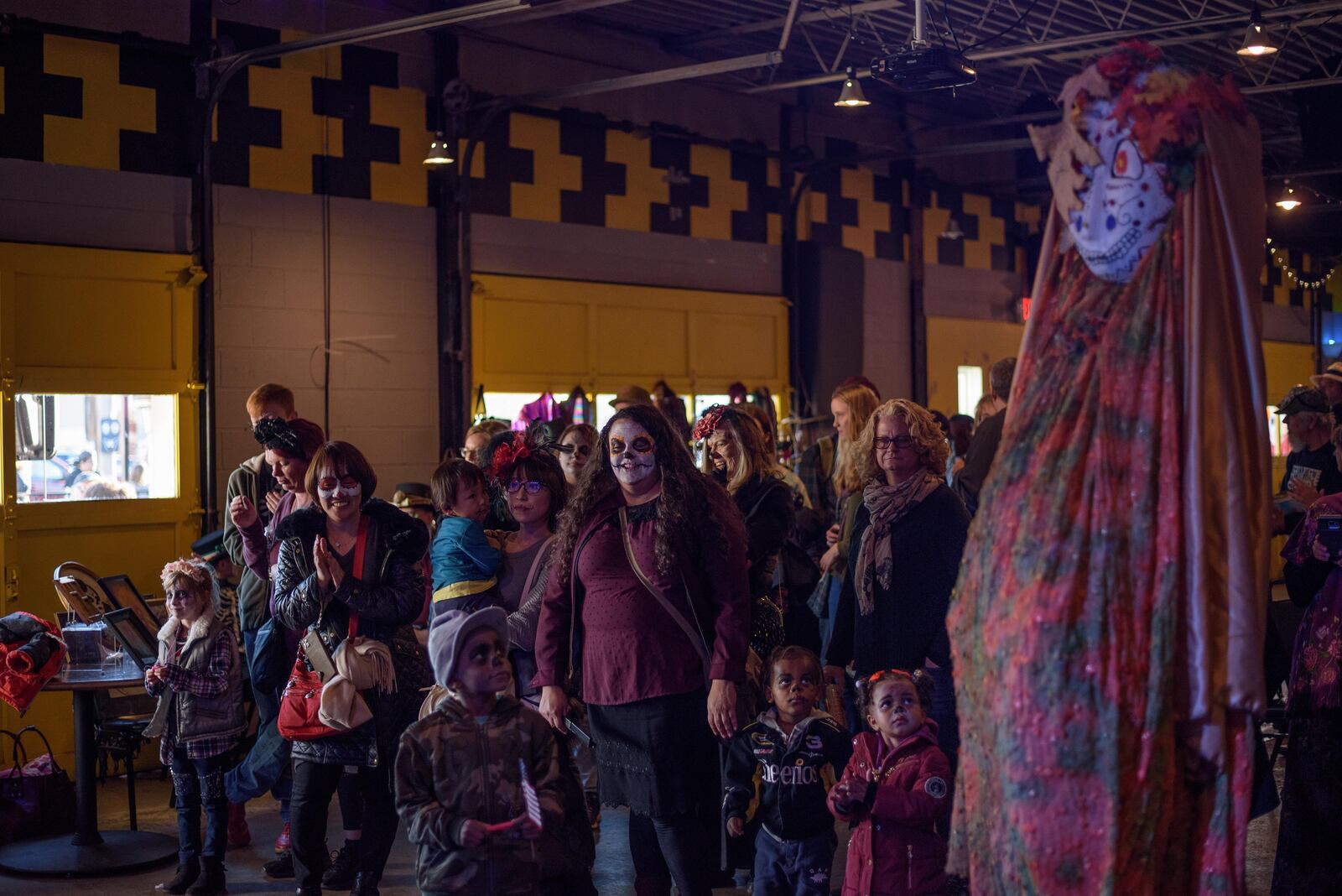 Dia De Muertos or Day of the Dead was celebrated in Dayton over the weekend on Sunday, Oct. 21 with a parade and celebration that included Day of the Dead alters, food, sugar skulls, music, traditional dance and more. TOM GILLIAM / CONTRIBUTING PHOTOGRAPHER