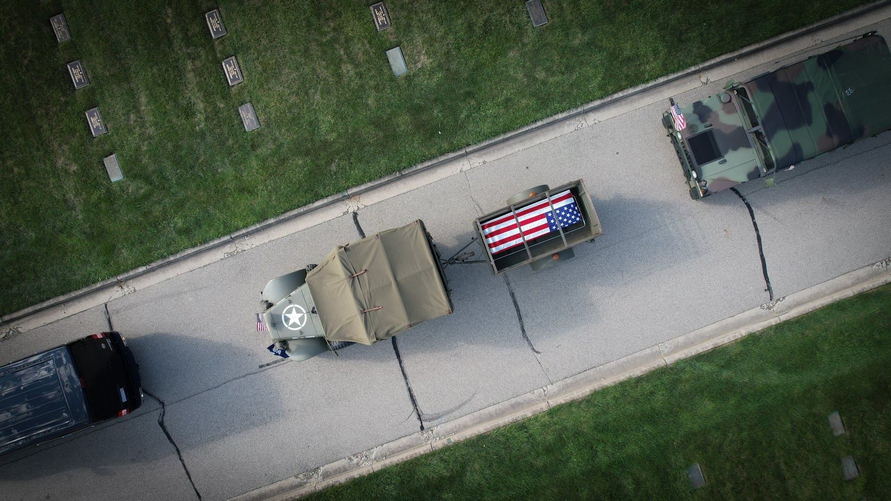 James "Pee Wee" memorial service at Dayton National Cemetery