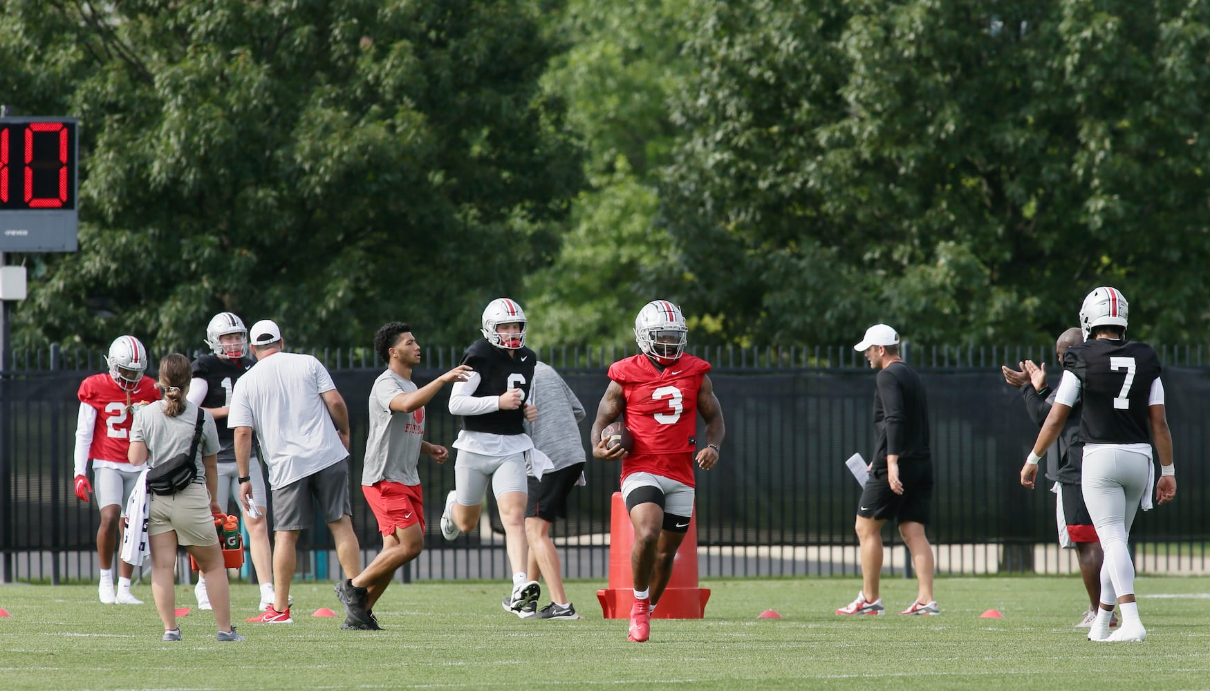 Ohio State practice