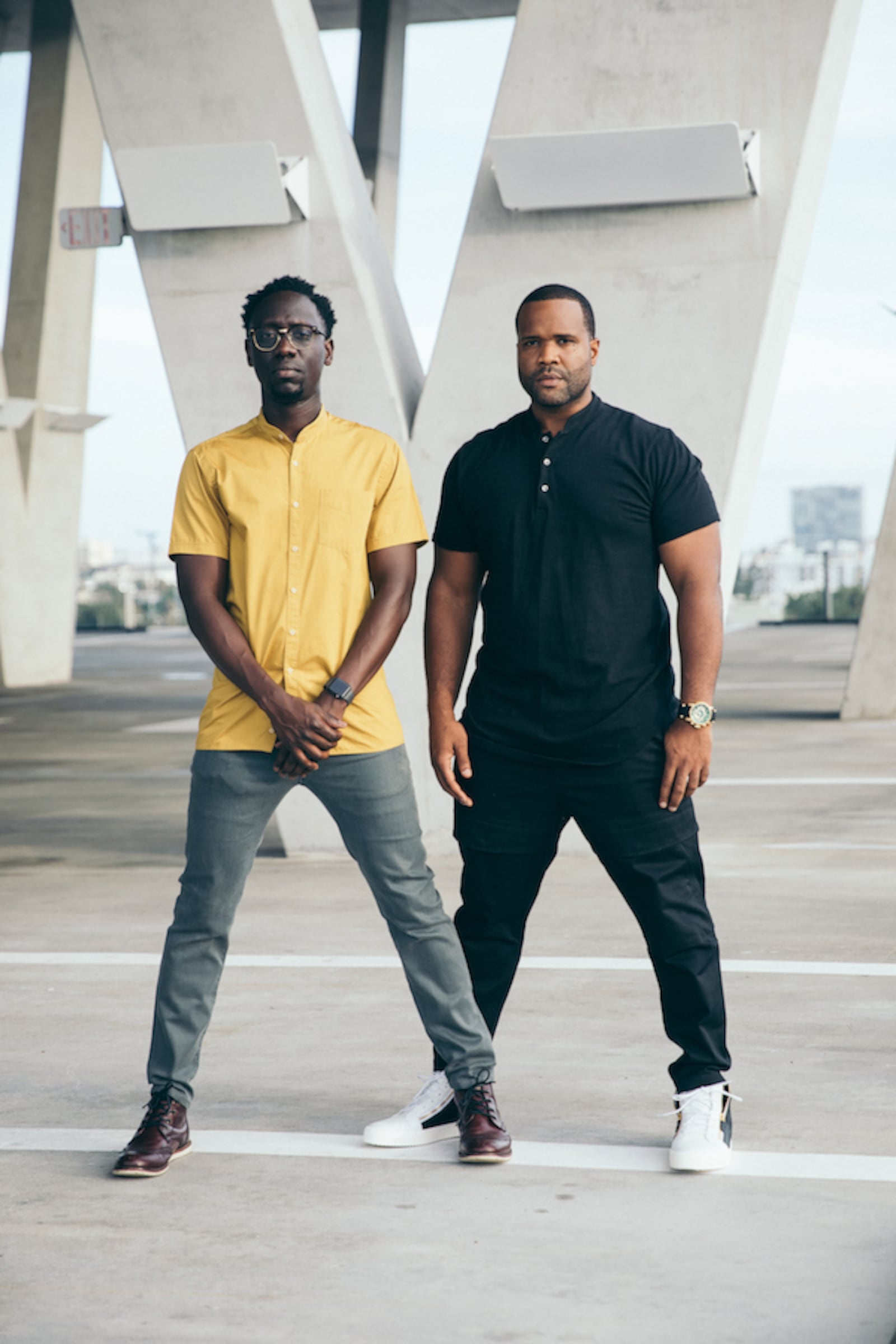 Wil “Wil B” Baptiste (left) and Kevin “Kev Marcus” Sylvester of Black Violin, who have been altering the perception of the string duo since 2004, perform at the Schuster Center in Dayton on Friday, May 6. CONTRIBUTED