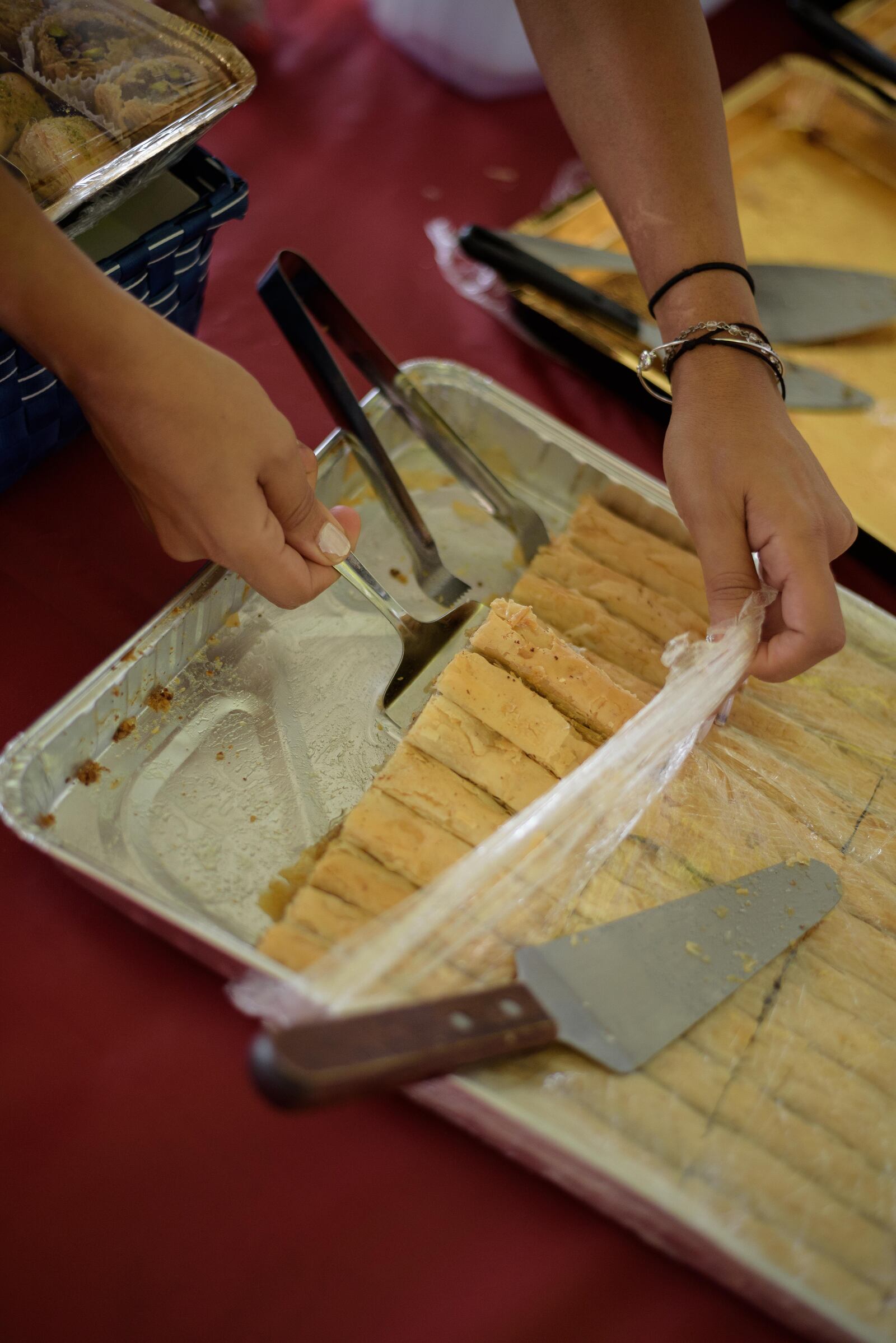 Guests can either pre-order their meals on the Lebanese Festival’s website or order at the drive-through event. Cash and credit cards will be accepted. TOM GILLIAM / CONTRIBUTING PHOTOGRAPHER