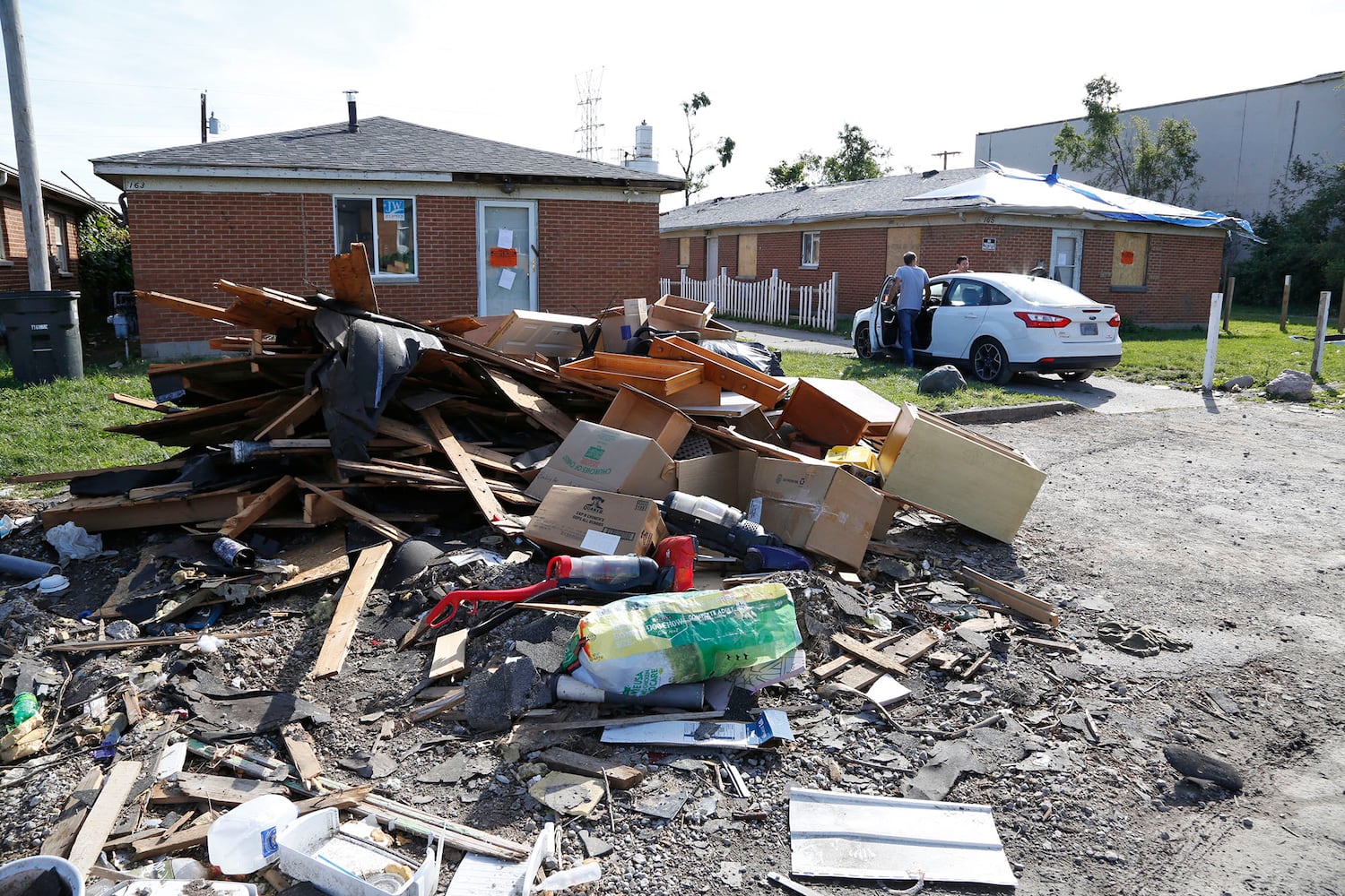 PHOTOS: Clean up of tornado damage continues in Old North Dayton