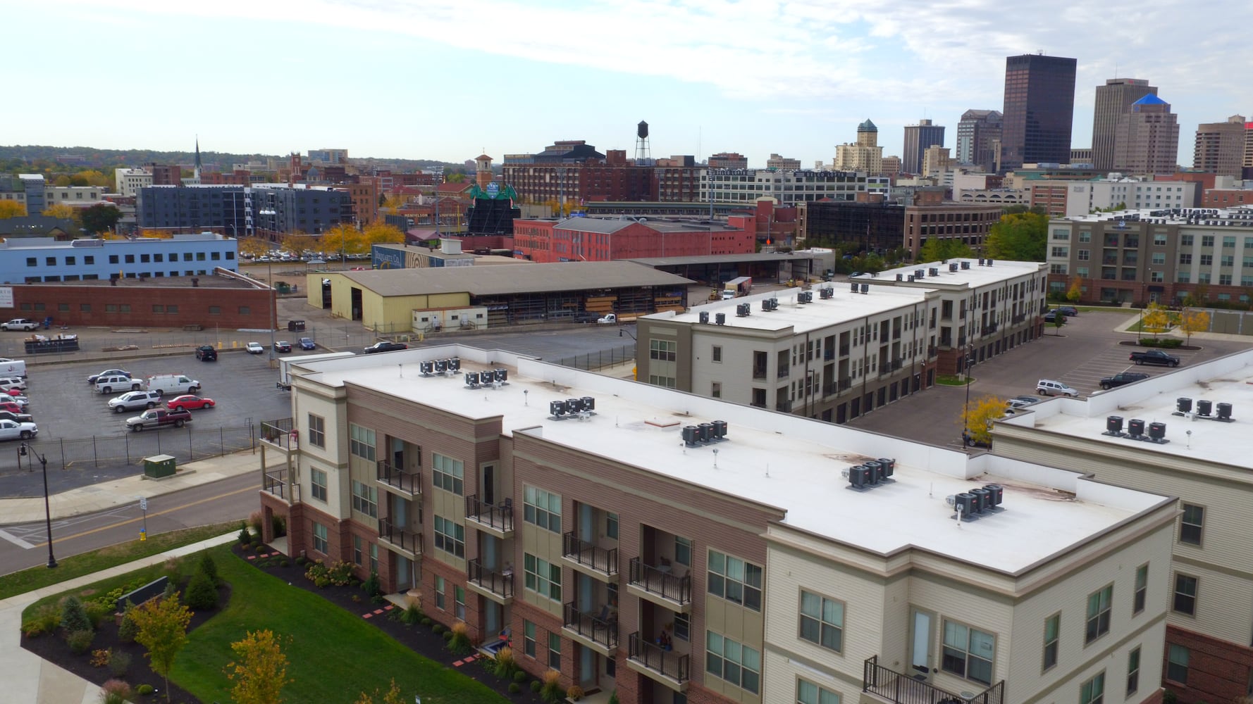 PHOTOS: What this booming area in downtown Dayton looks like from above