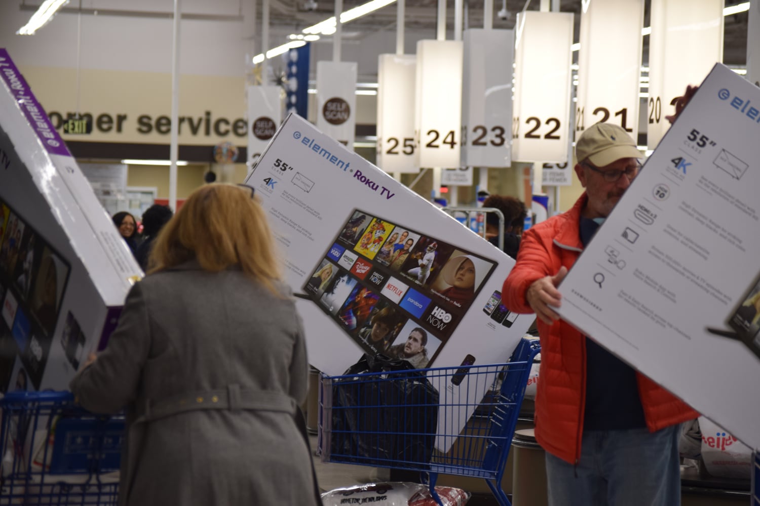 PHOTOS: Did we spot you Thanksgiving shopping today?