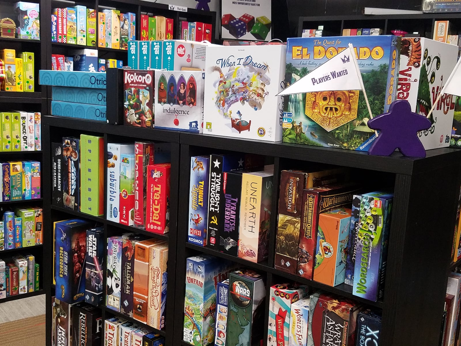 Dayton board game cafe Cardboard Crowns, wants to be the go-to spot for family and friends to gather around the table for some holiday gaming. Contributed photo