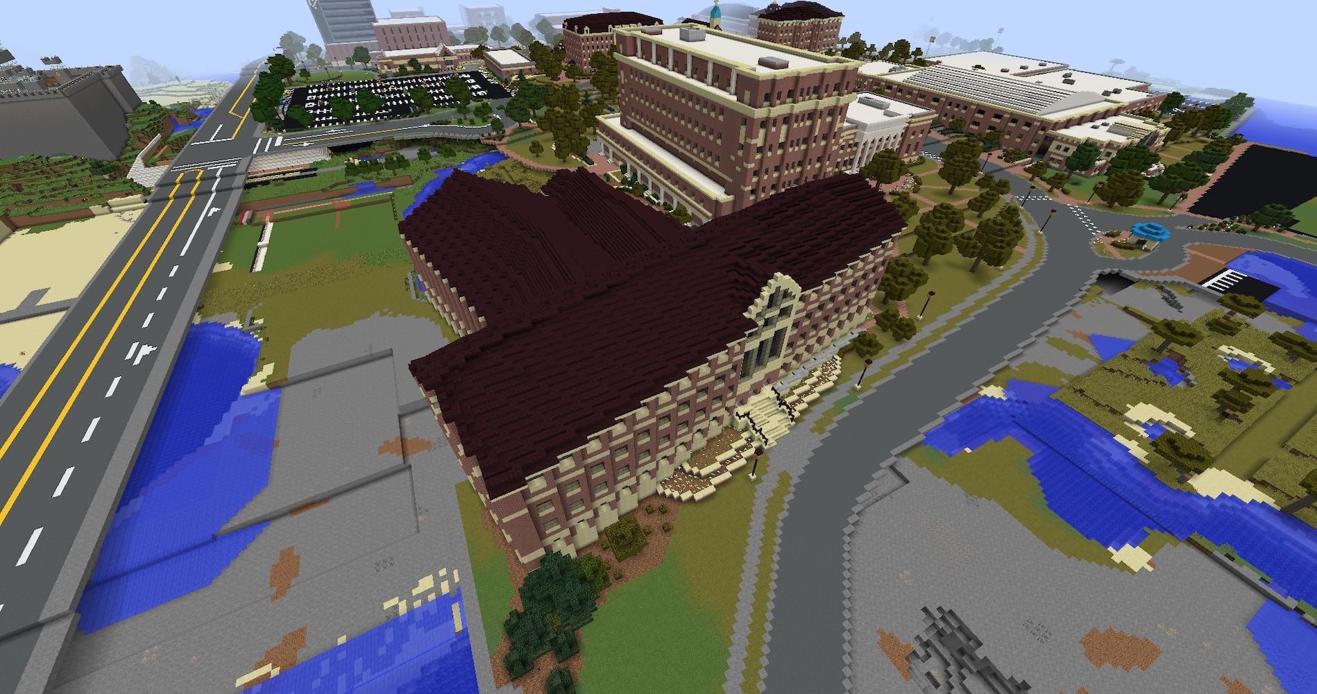 PHOTOS: Take a tour of the University of Dayton campus in Minecraft