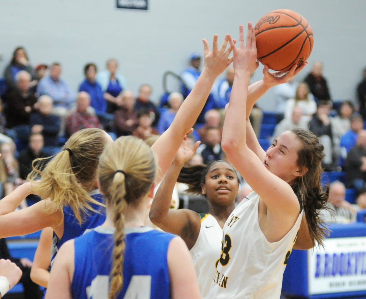 PHOTOS: Franklin Monroe vs. Troy Christian girls basketball