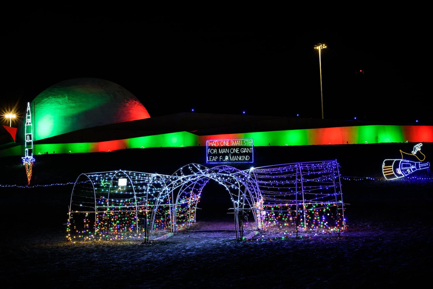 PHOTOS: Armstrong Air & Space Museum Holiday Lights 2024