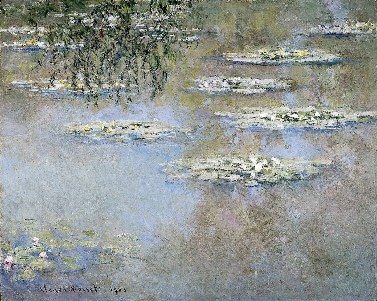 Claude Monet’s “Waterlilies,” is one of the Dayton Art Institute’s most famous paintings. CONTRIBUTED