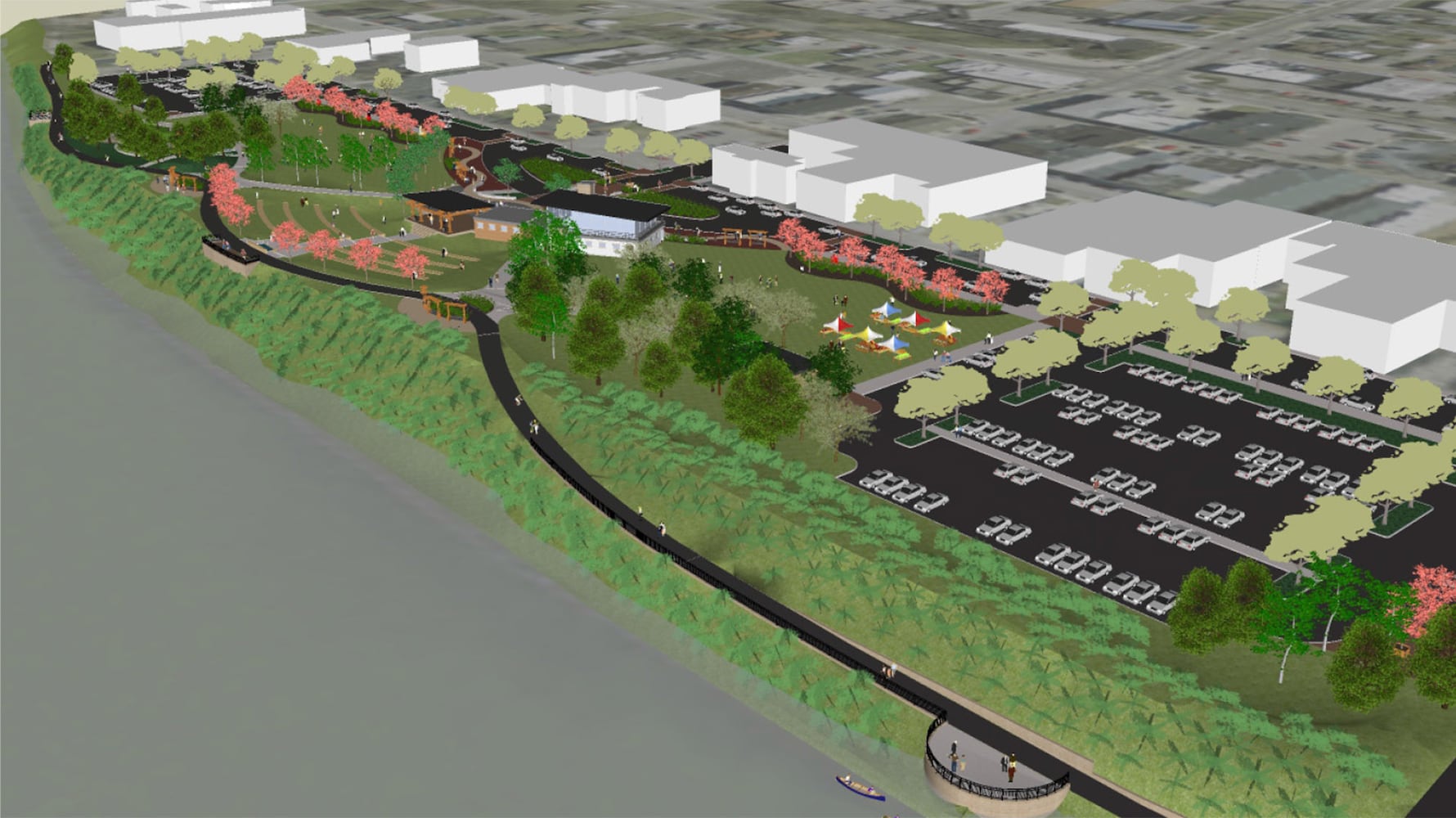 Miamisburg  Riverfront Park plans