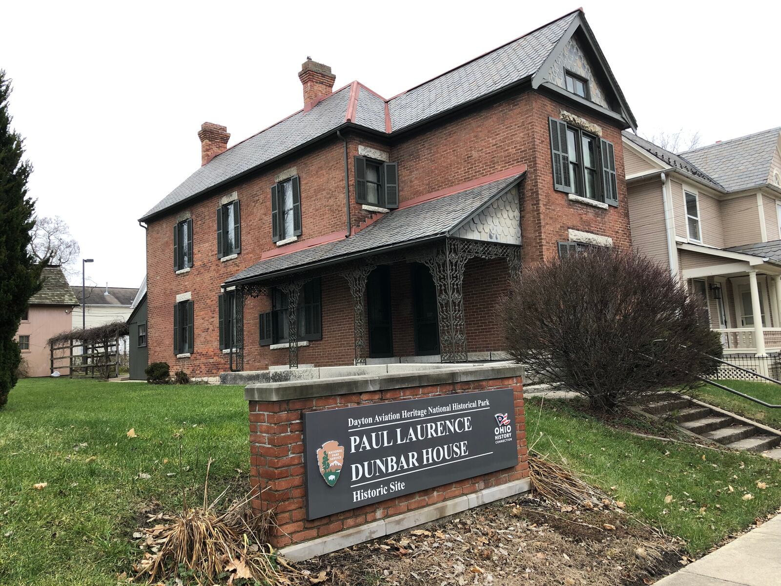 The Paul Laurence Dunbar House and museum facilities were closed on Saturday as a result of the partial federal government shutdown.