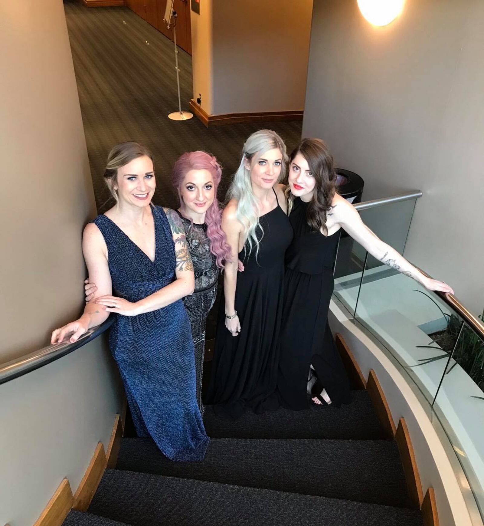 The owners  of Heart Mercantile became symbols of Dayton's strength in 2019. They are  (left to right) Carly Short, Amanda Hensler,  Brittany Smith and Kait Gilcher,