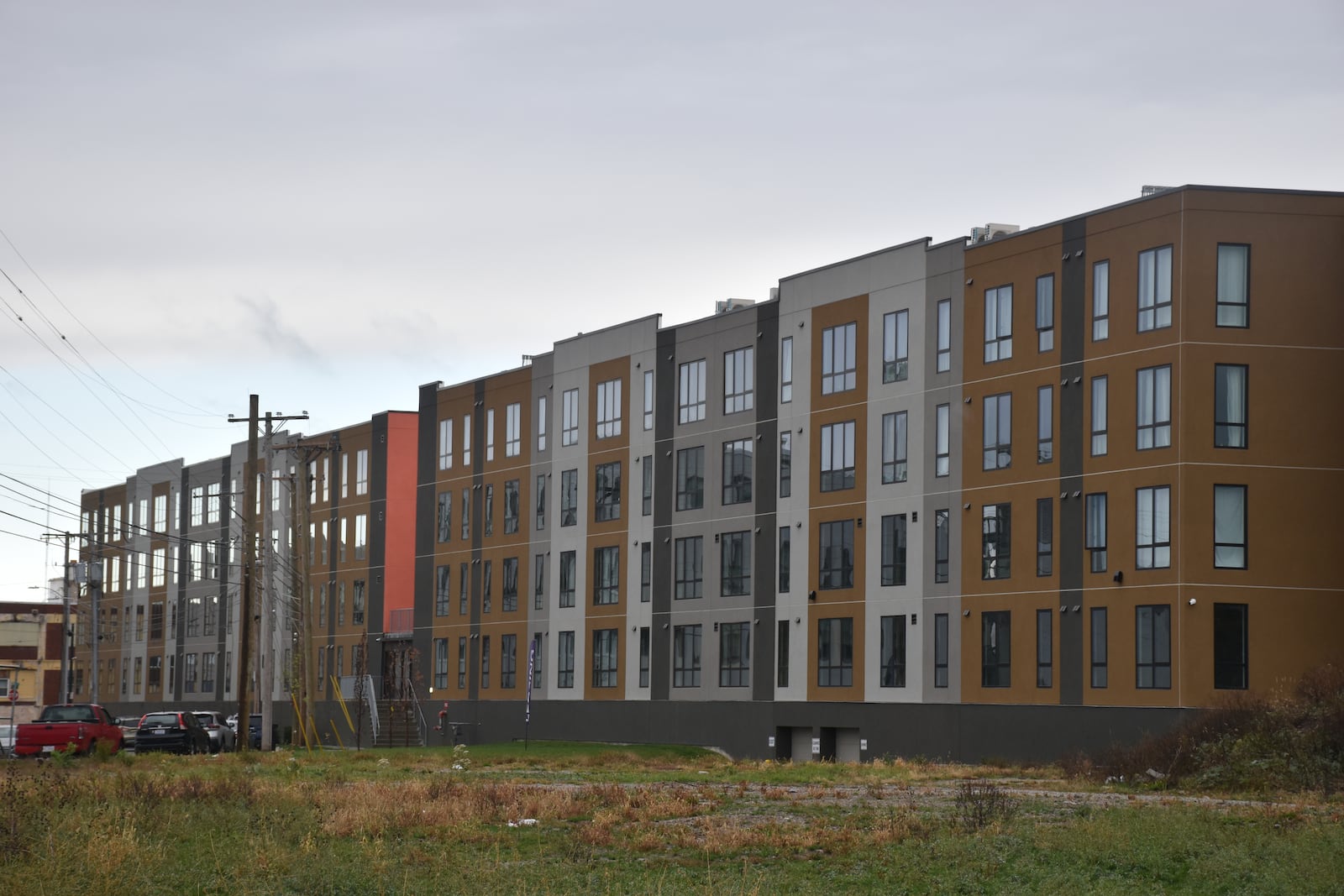 The 503 apartments near Wayne Avenue and East Fourth Street in an area that's being called Oregon East near downtown Dayton. CORNELIUS FROLIK / STAFF