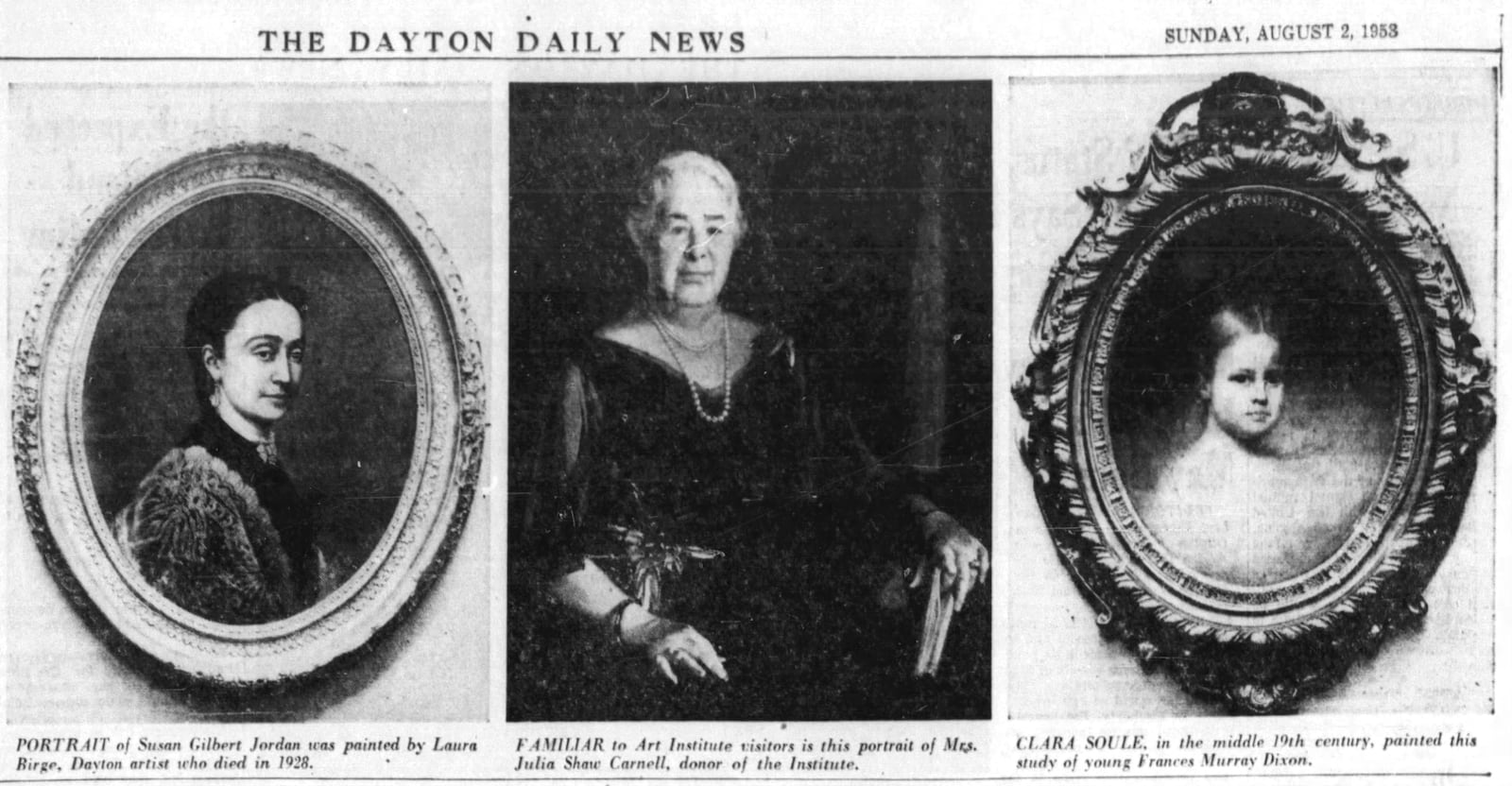 Aug. 2, 1953: Women provide impetus for Dayton art movement. DAYTON DAILY NEWS ARCHIVES