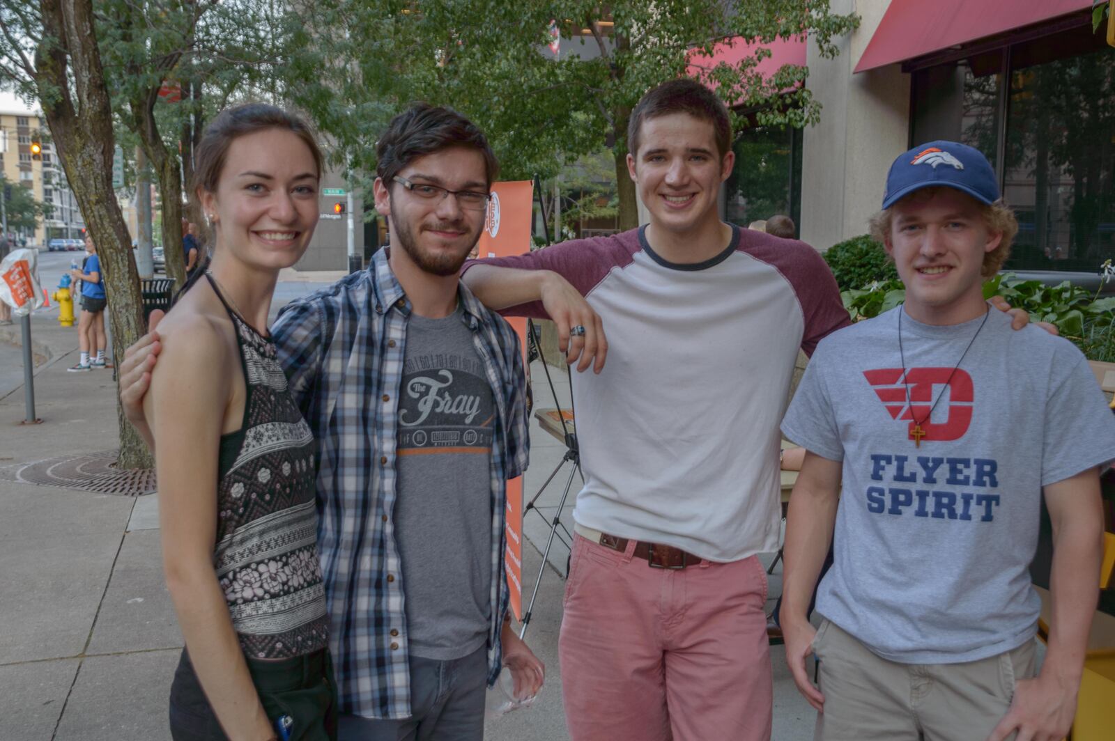 There was never a dull moment during First Friday and Downtown Adventure Night, in downtown Dayton, on Friday, Aug. 5. Among the many activities the event included were food trucks, beer, paddle boarding in the fountain, zip lining, live fitness demonstrations, the Over The Edge Drop Party and more. (TOM GILLIAM/CONTRIBUTED)