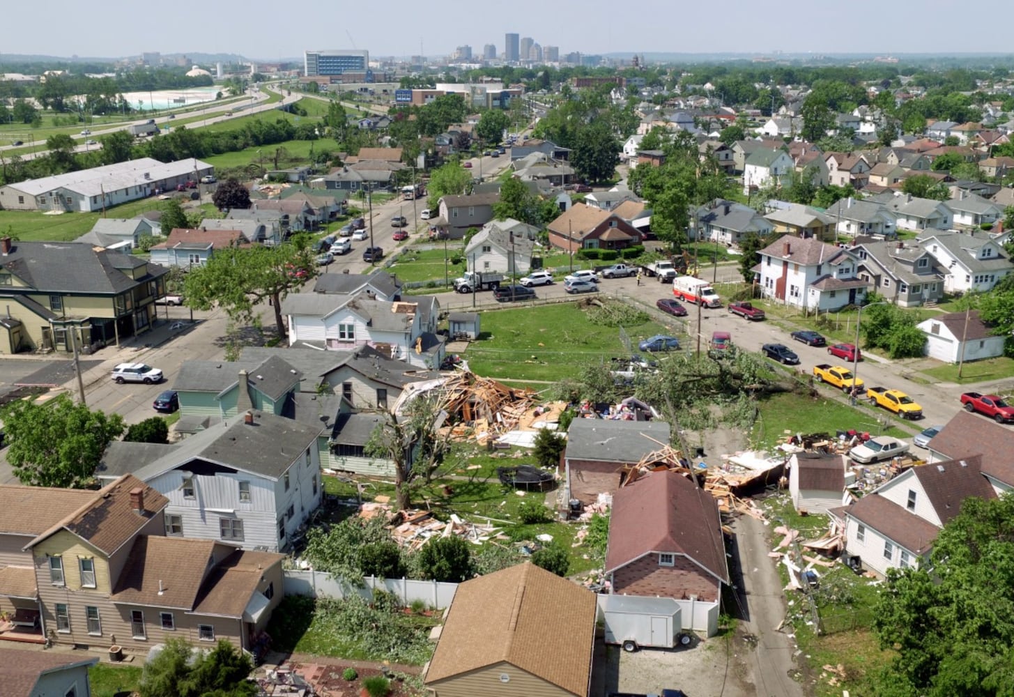 PHOTOS: Daylight reveals widespread damage from Monday storms