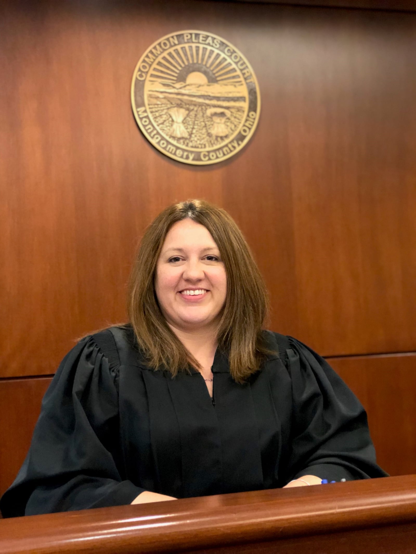 Artemis Center's 2019 The Peacekeeper Awards were given to  former teacher Todja Stirtmire,  Montgomery County Juvenile Court Magistrate Nikole Xarhoulacos (pictured) and  Dayton police Sgt. Gary Lowe.