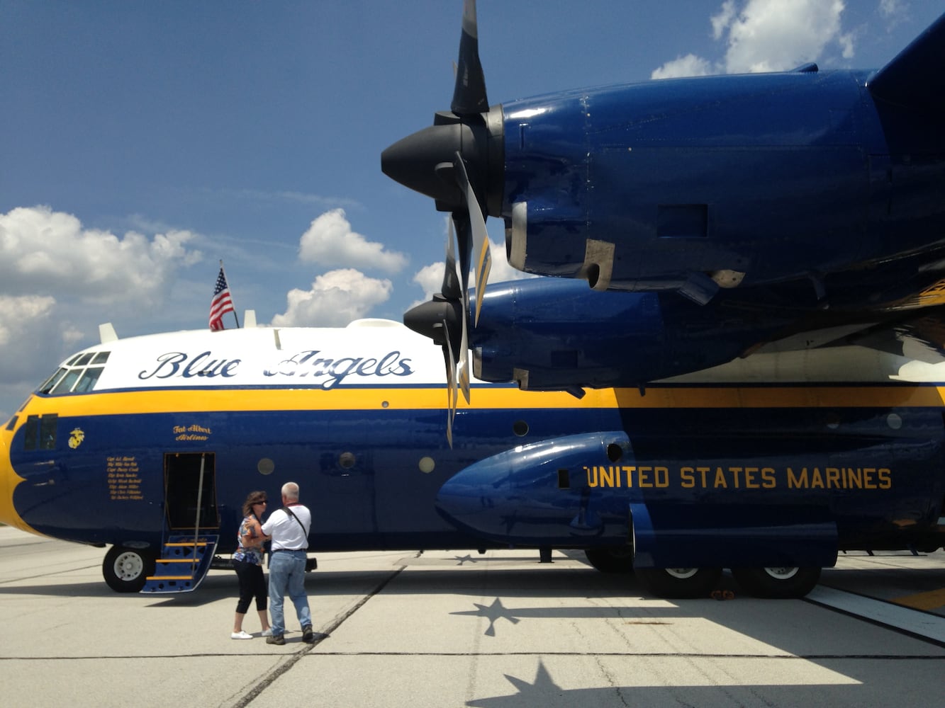 Losing gravity with the Blue Angels’ Fat Albert at Dayton Air Show