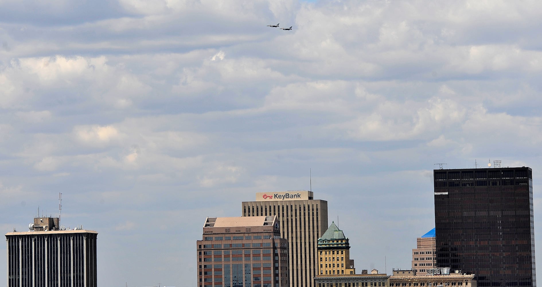 PHOTOS: Ohio National Guard performs flyby to honor healthcare workers