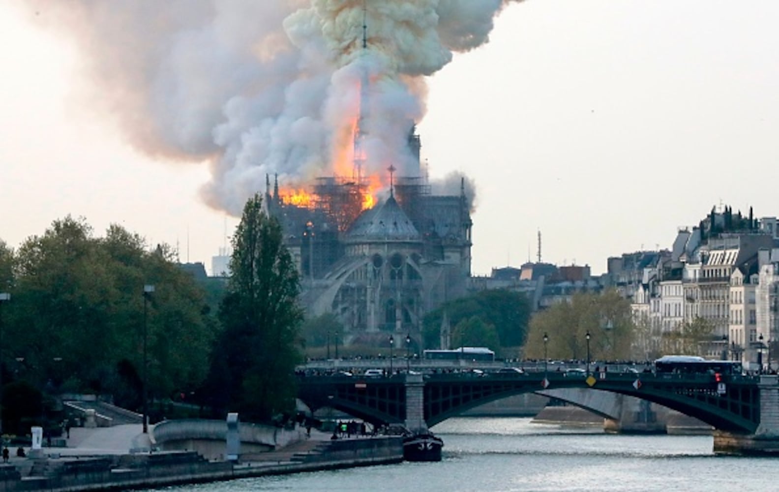 Photos: Paris’ Notre Dame Cathedral on fire