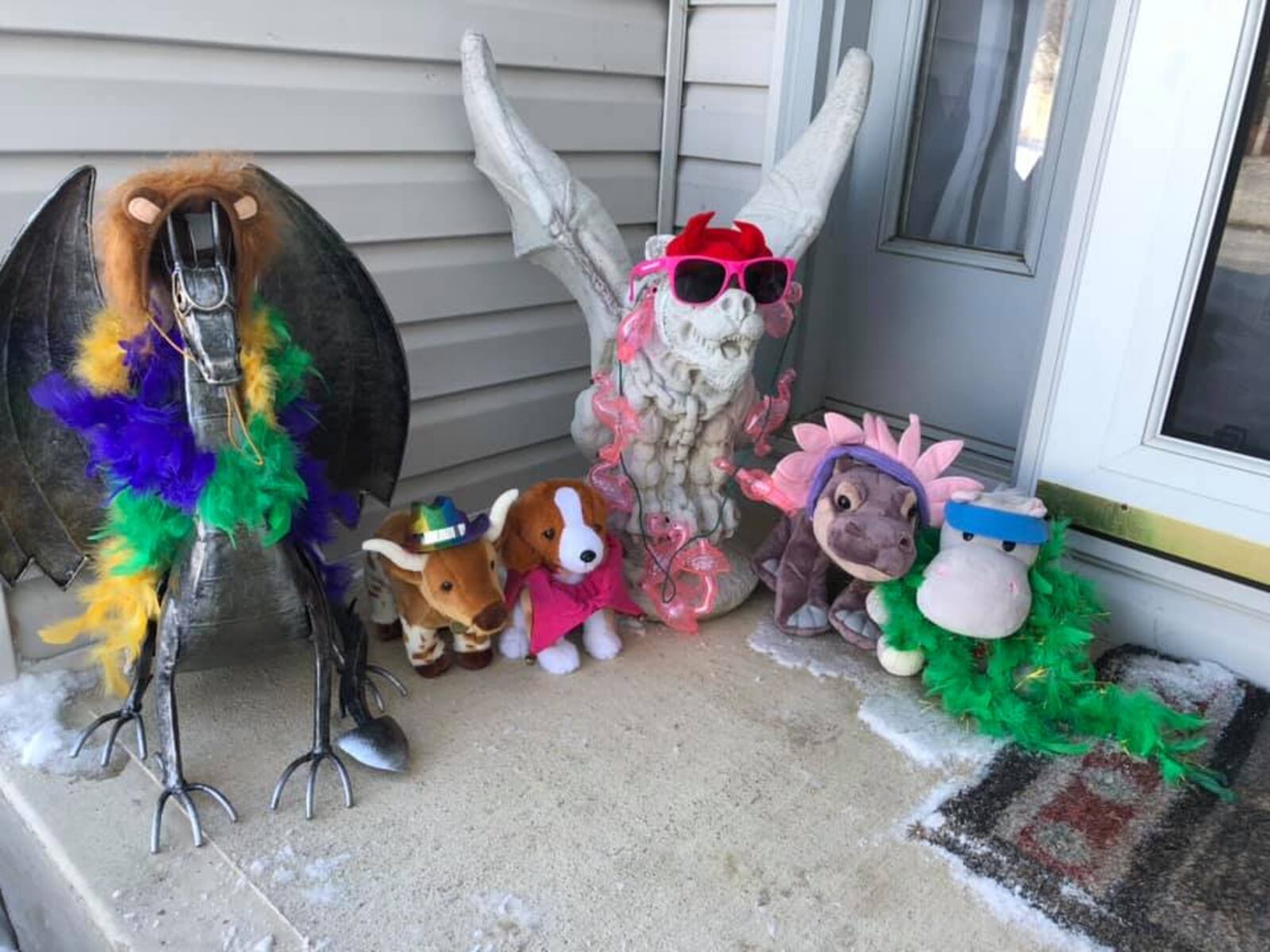 Union resident Denise Starr has started an internet sensation with her front door-residing gargoyle named Frank. In December, a neighbor wrote a letter to Starr, saying Frank didn't fit the Christmas spirit. Since then, Frank has raised more than $131,000 for different charities.