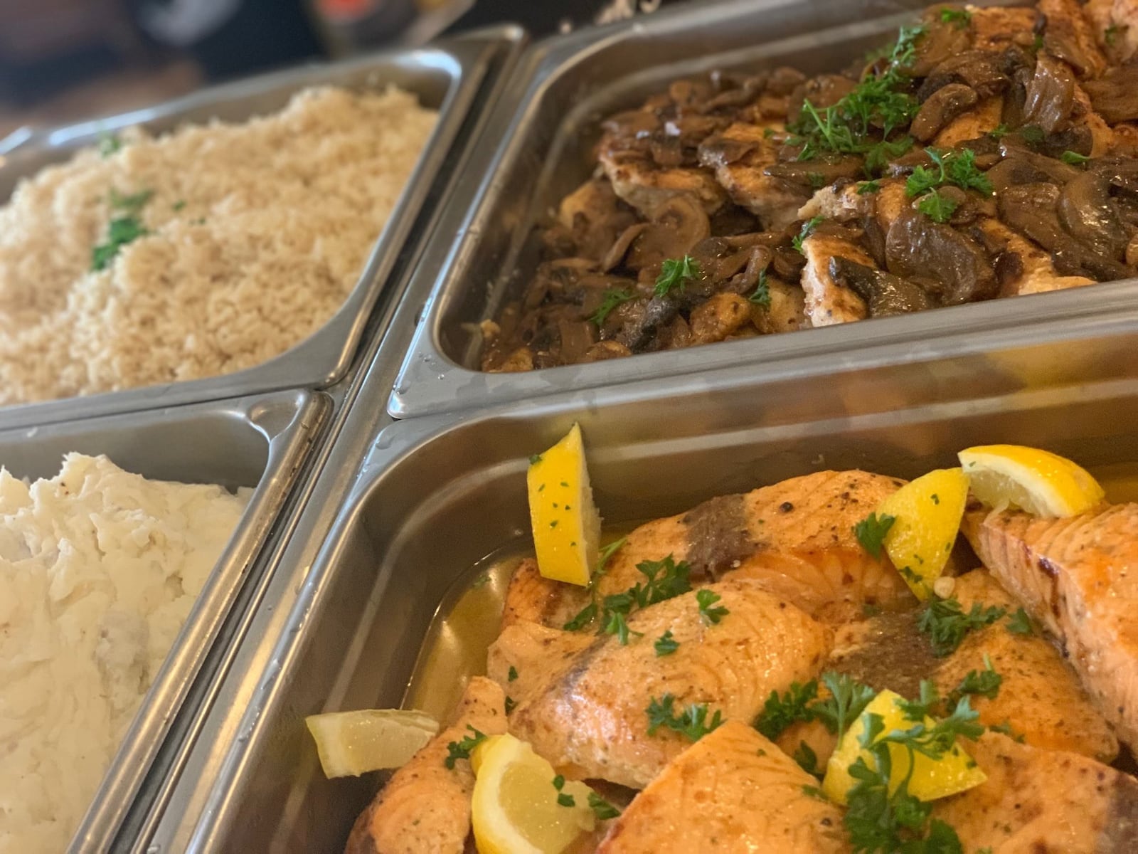 The Dayton Woman’s Club, located at 225 N. Ludlow St., is open to the public on Wednesdays for a weekly themed buffet served by Rich Taste Catering Co.