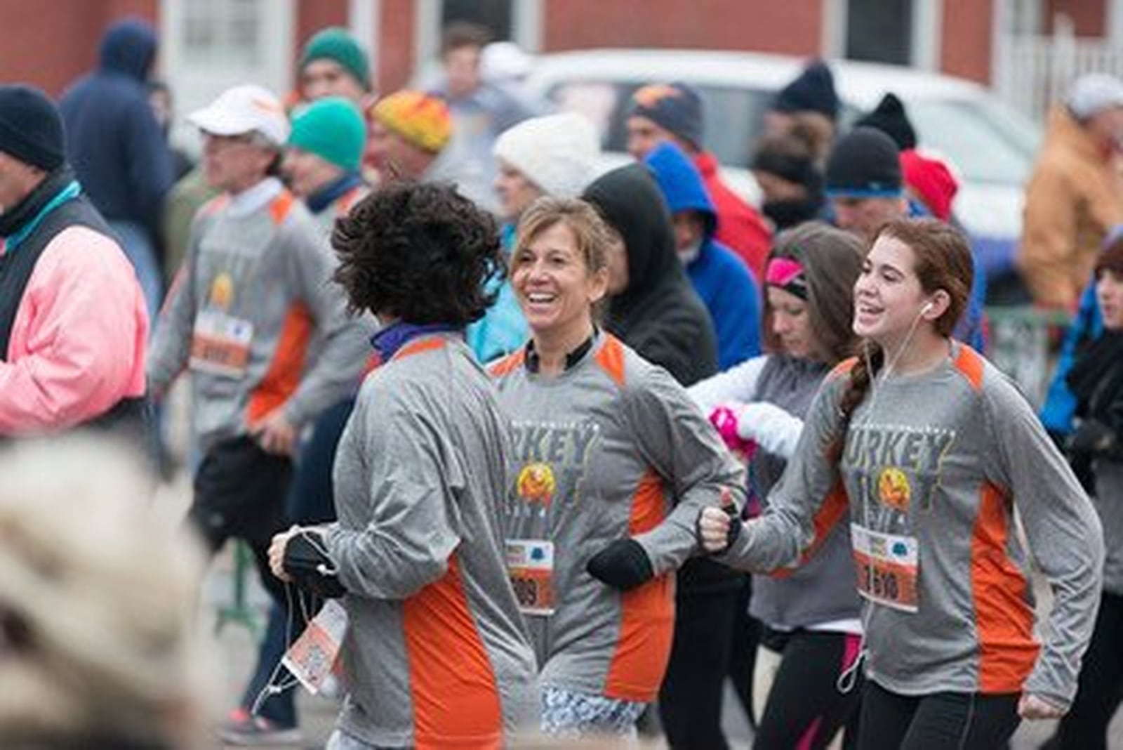 The Turkey Trot in downtown Miamisburg has become the Ohio River Road Runners Club’s biggest event of the year. This year’s event is set for Thursday. FILE PHOTO