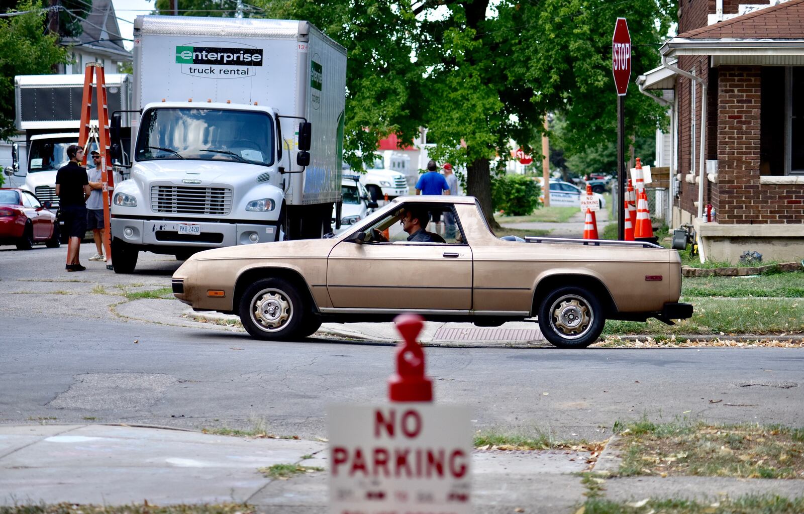 Director Ron Howard and crews were in Middletown on Monday, Aug. 5, 2019, for the filming of the movie version of "Hillbilly Elegy." NICK GRAHAM / STAFF