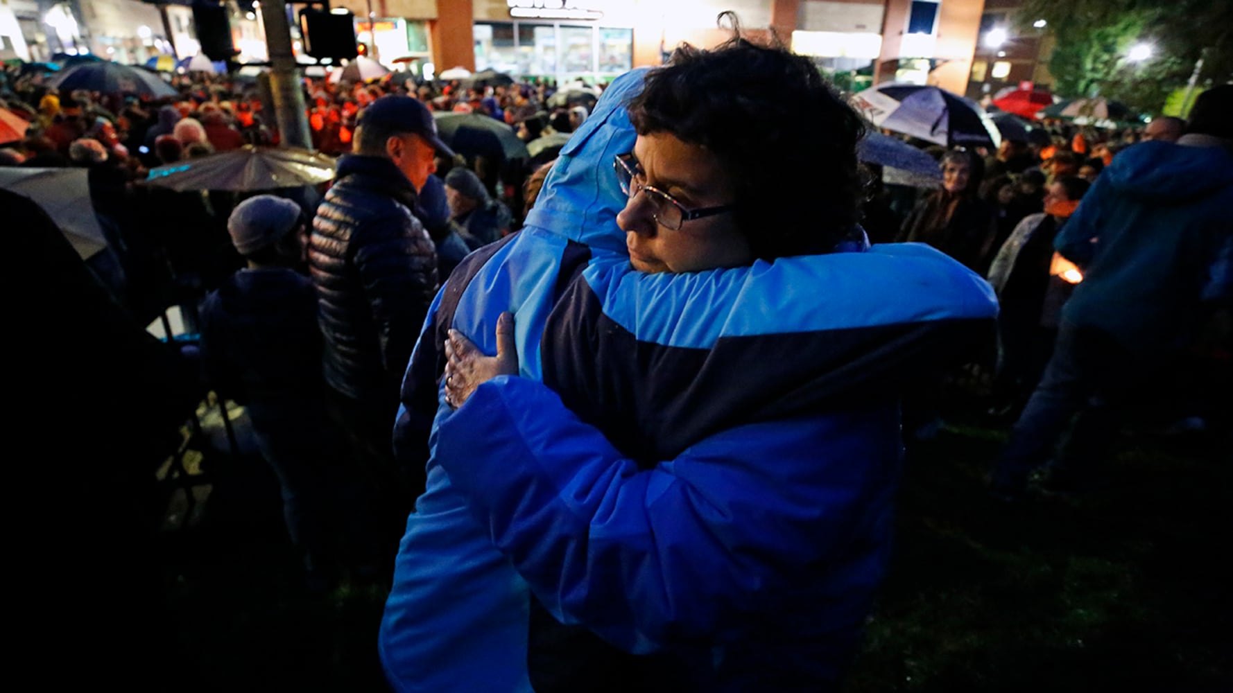 Photos: Thousands attend vigil after deadly shooting at Pittsburgh synagogue