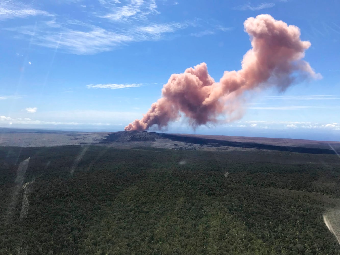 Photos: Hawaii volcano erupts