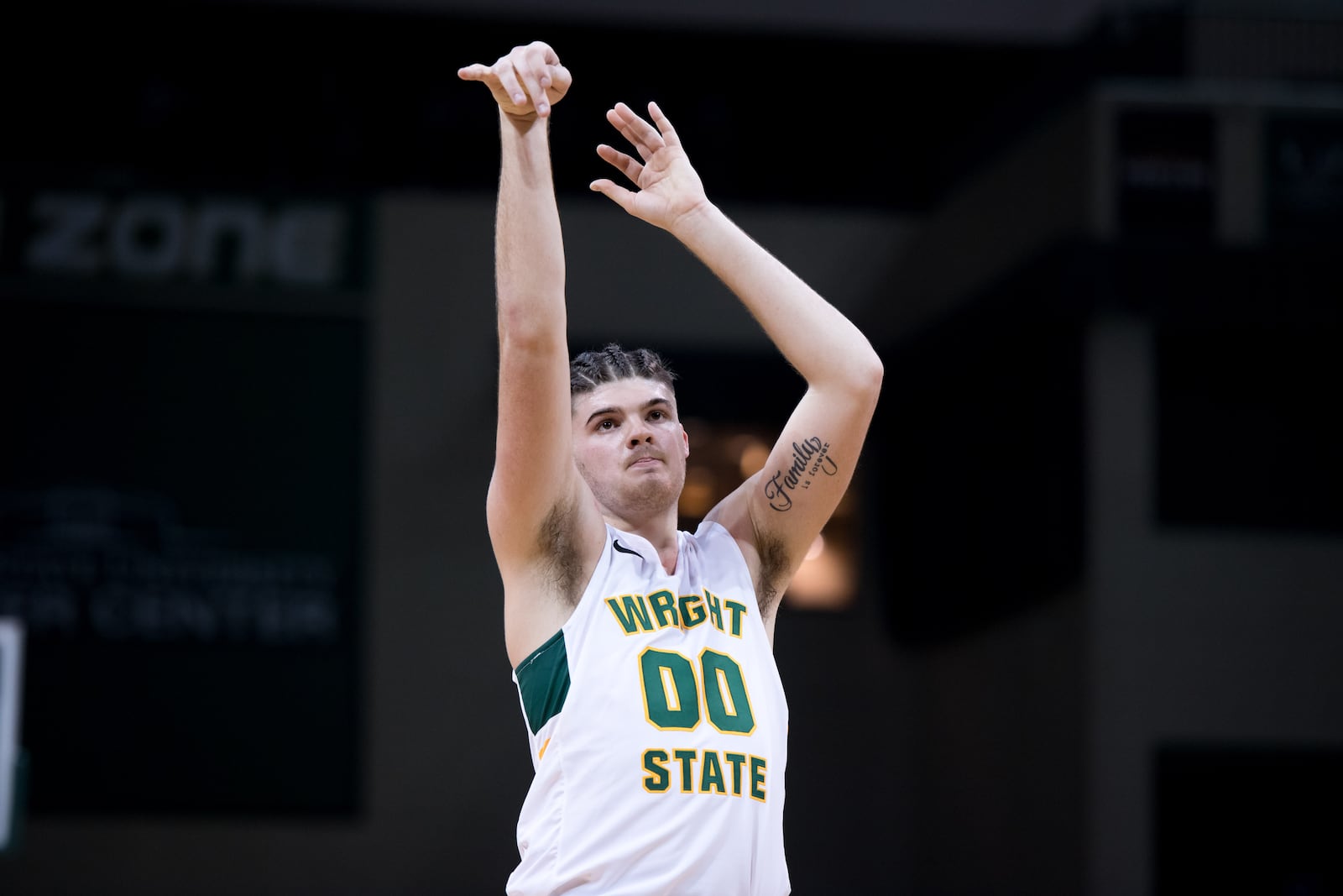 Wright State's Grant Basile shoots a free throw during a game earlier this season. Joe Craven/Wright State Athletics